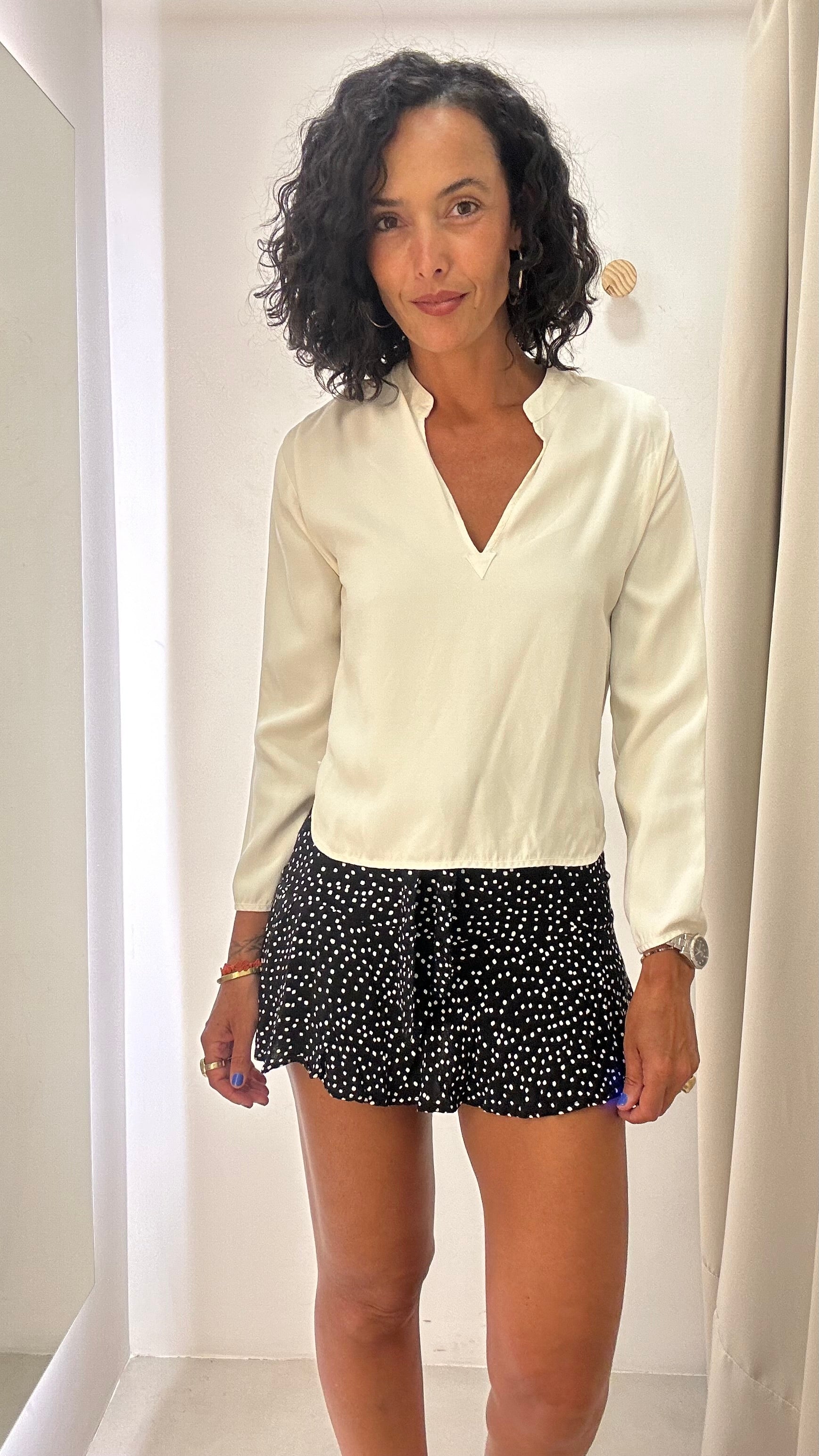 Blusa Off White Cris Barros