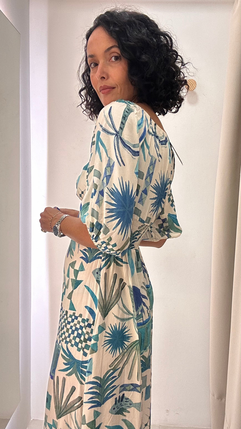 Vestido Estampado Duas
