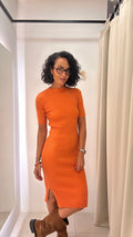 Vestido em Malha Tricot