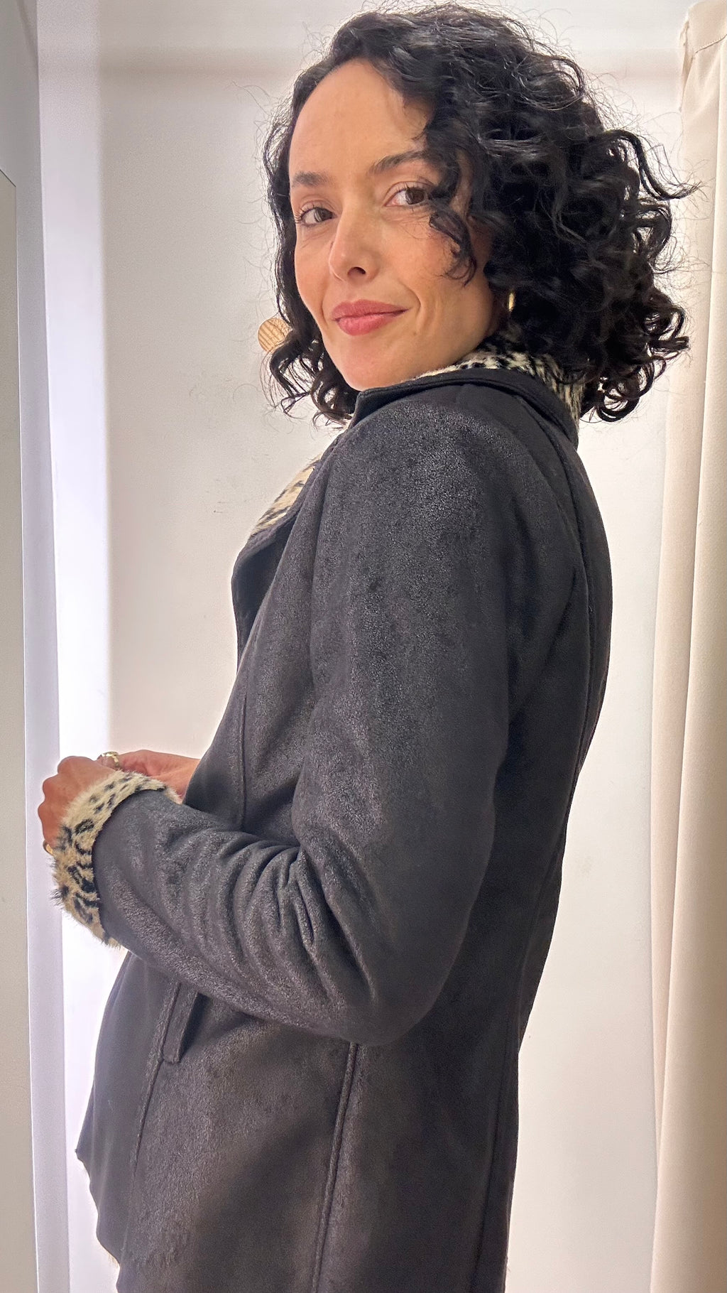 Casaco suede Bob Store