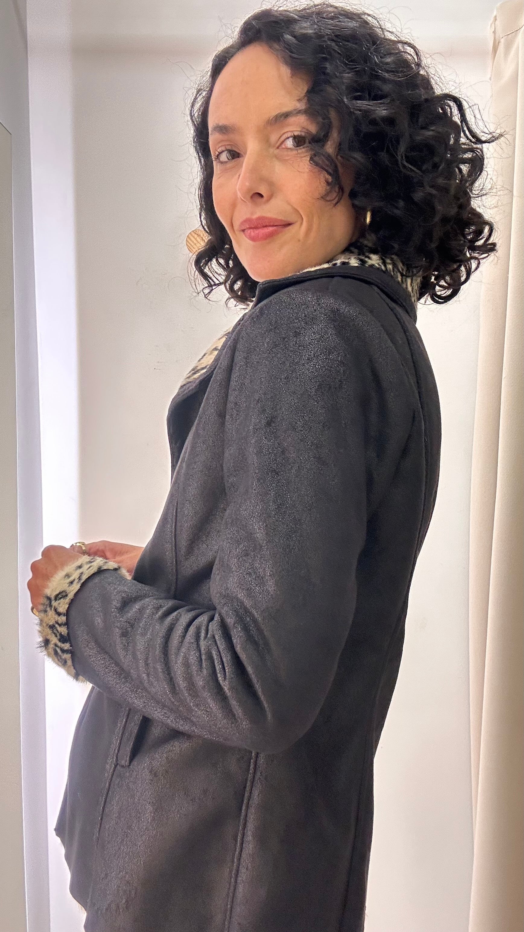 Casaco suede Bob Store