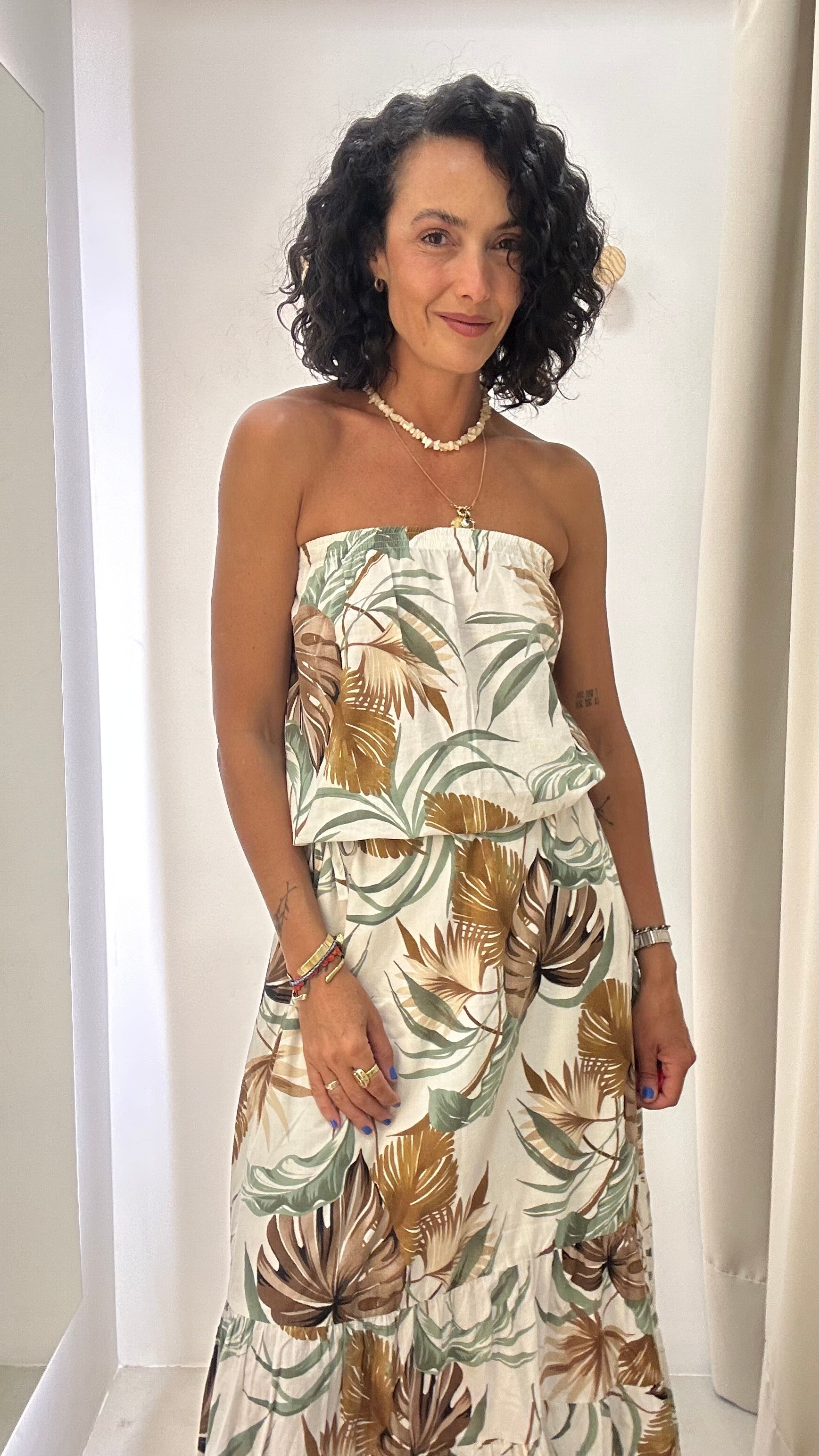 Vestido tomara que caia