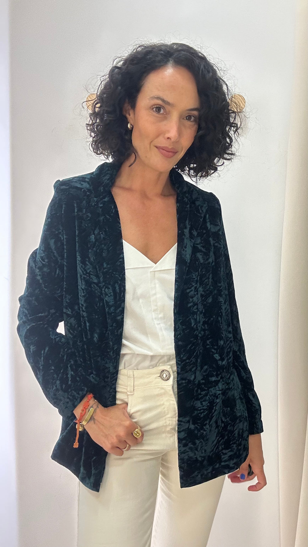 Blazer Veludo Amaro