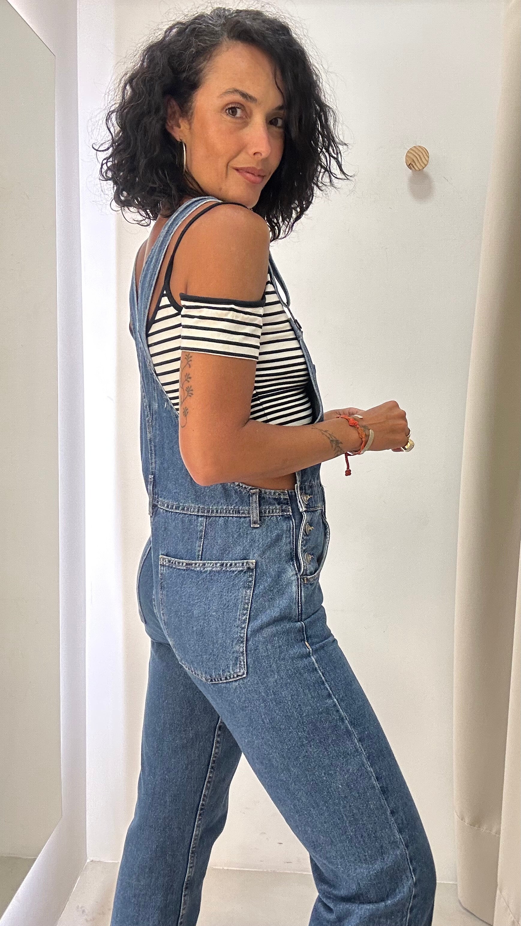 Jardineira Jeans