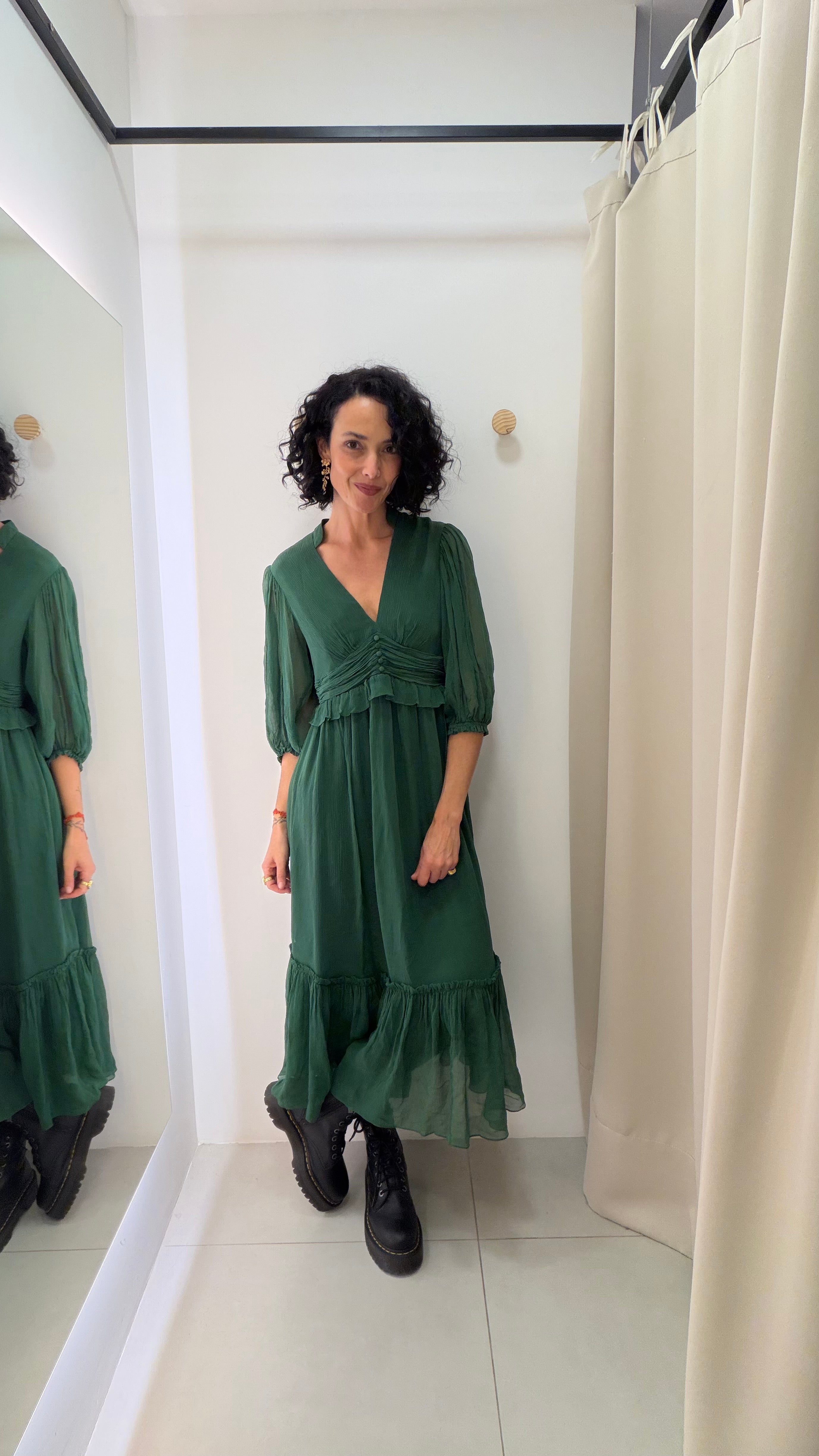 Vestido em seda NV