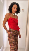 Cropped Vermelho Andrea Marques