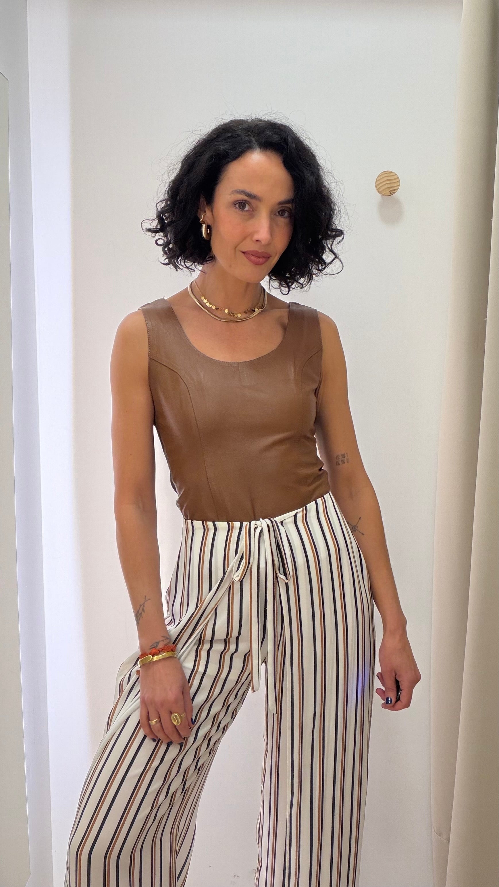 Blusa de Couro Chiara