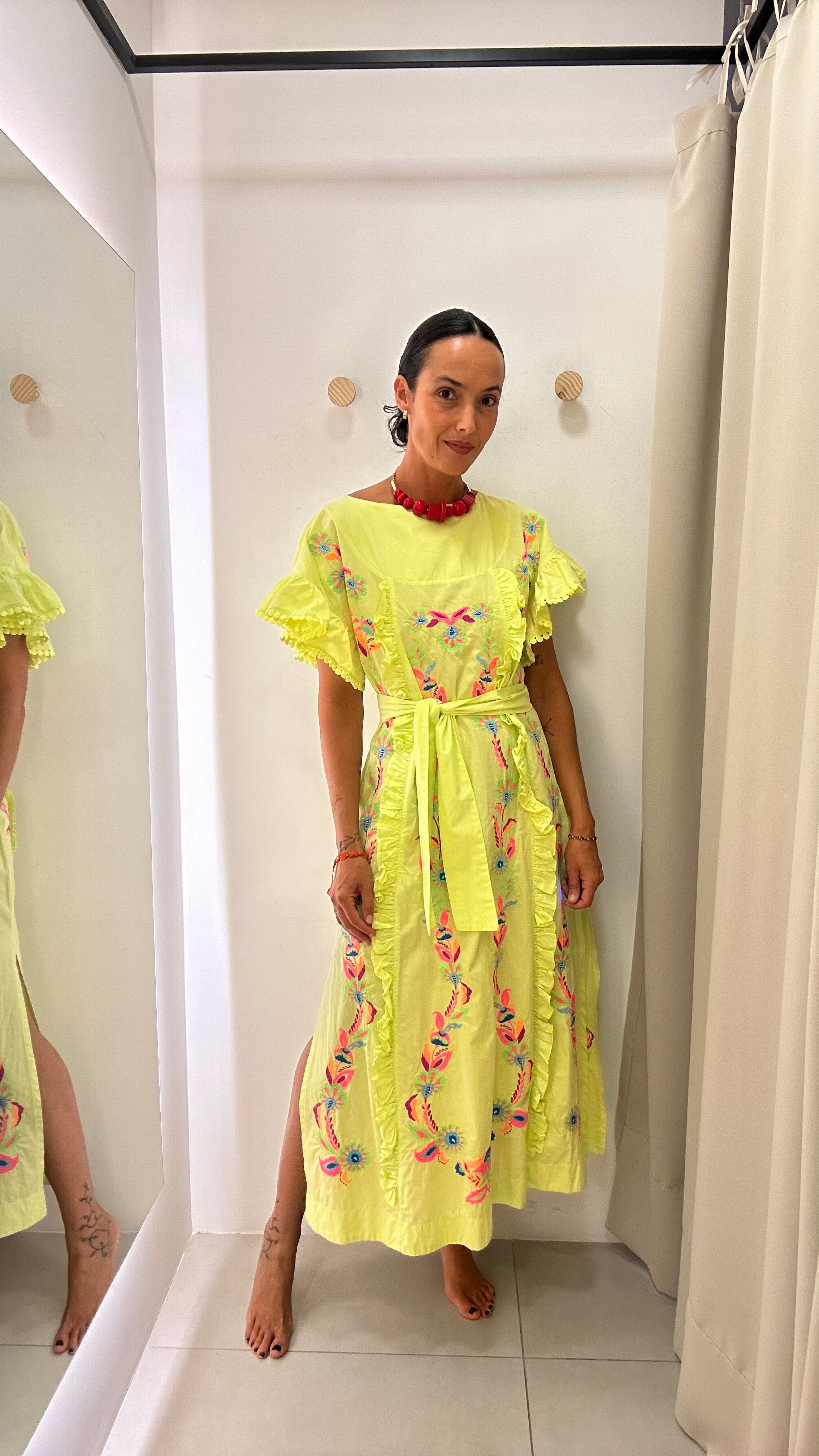 Vestido Borbado Amarante