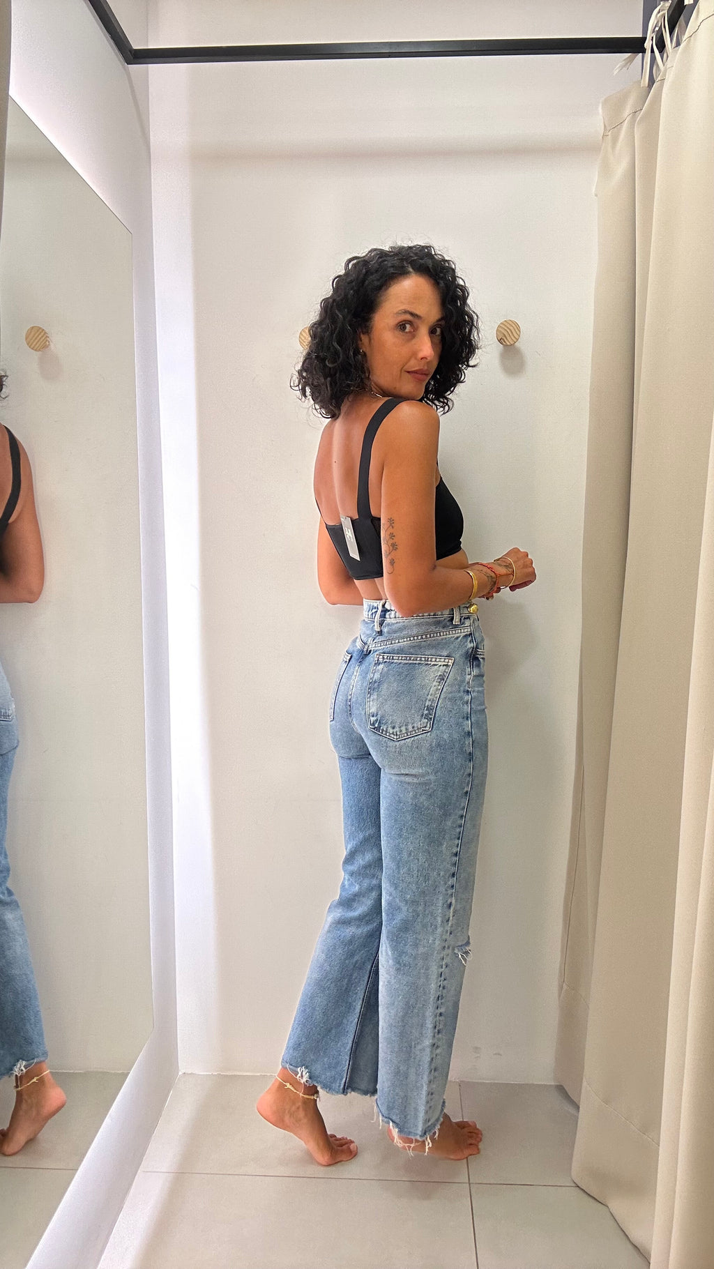 Cropped Preto Le Lis Blanc
