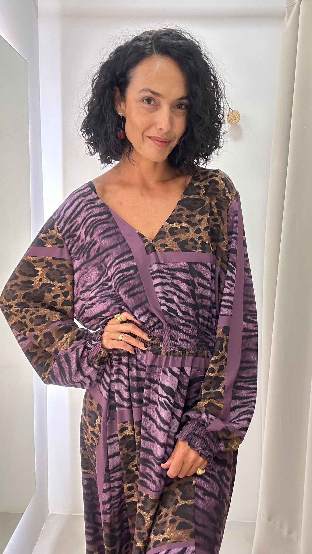 Vestido Longo Animal Print Ingritta