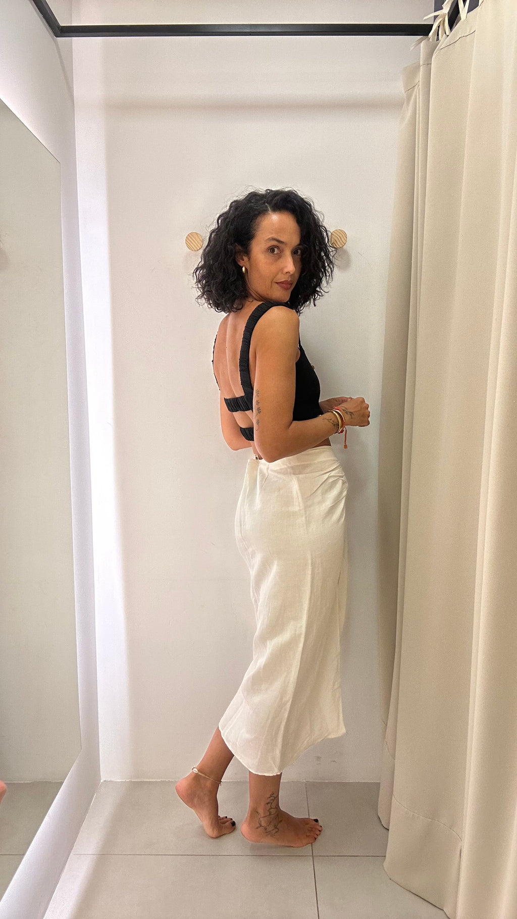Saia Branca Zara