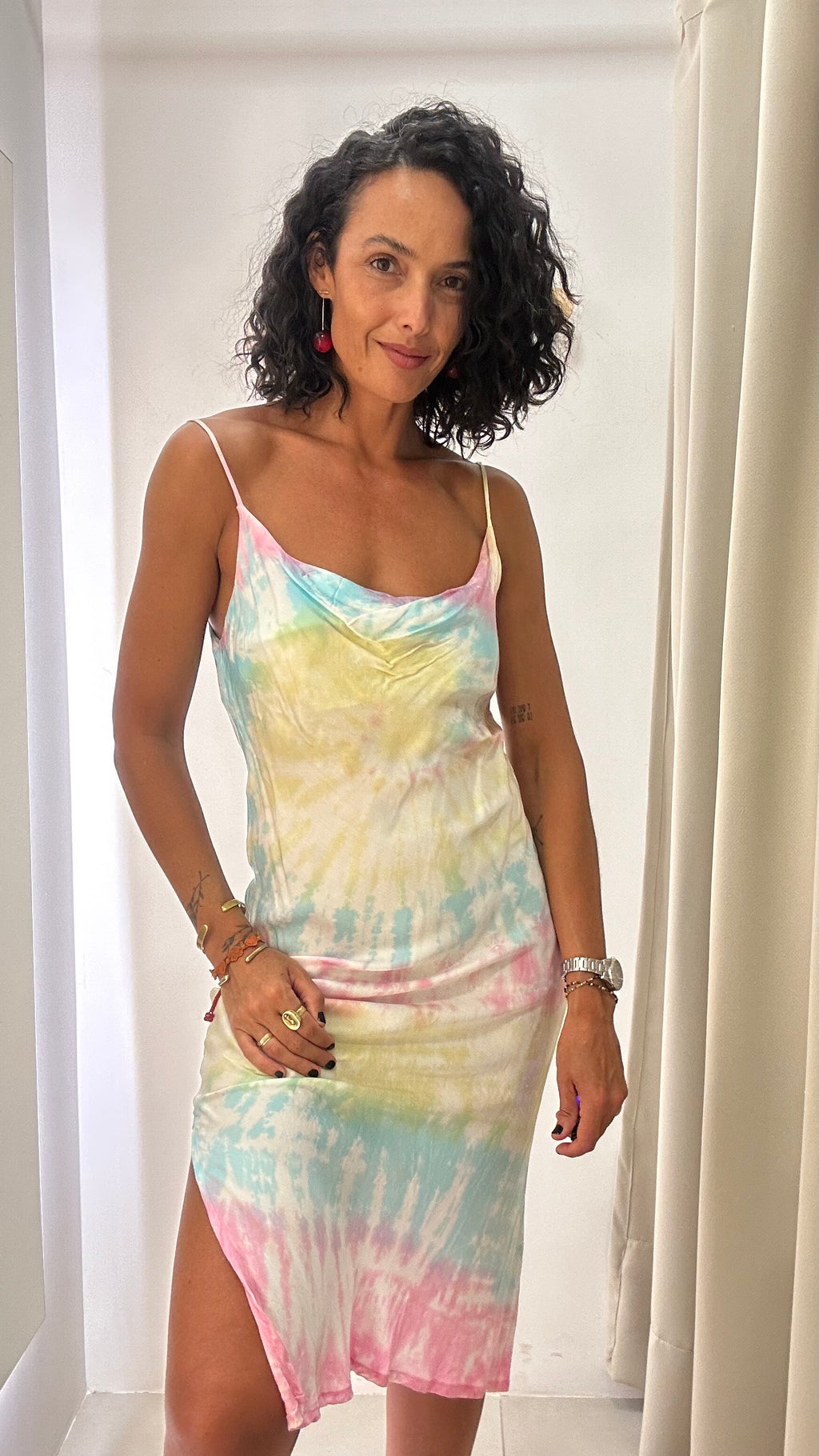 Slip Dress Colorido