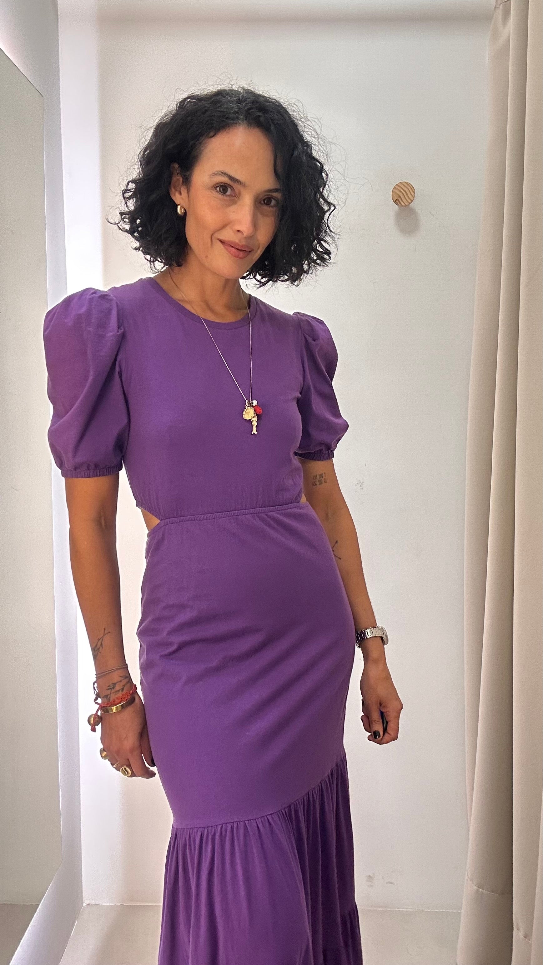 Vestido Roxo Scalia