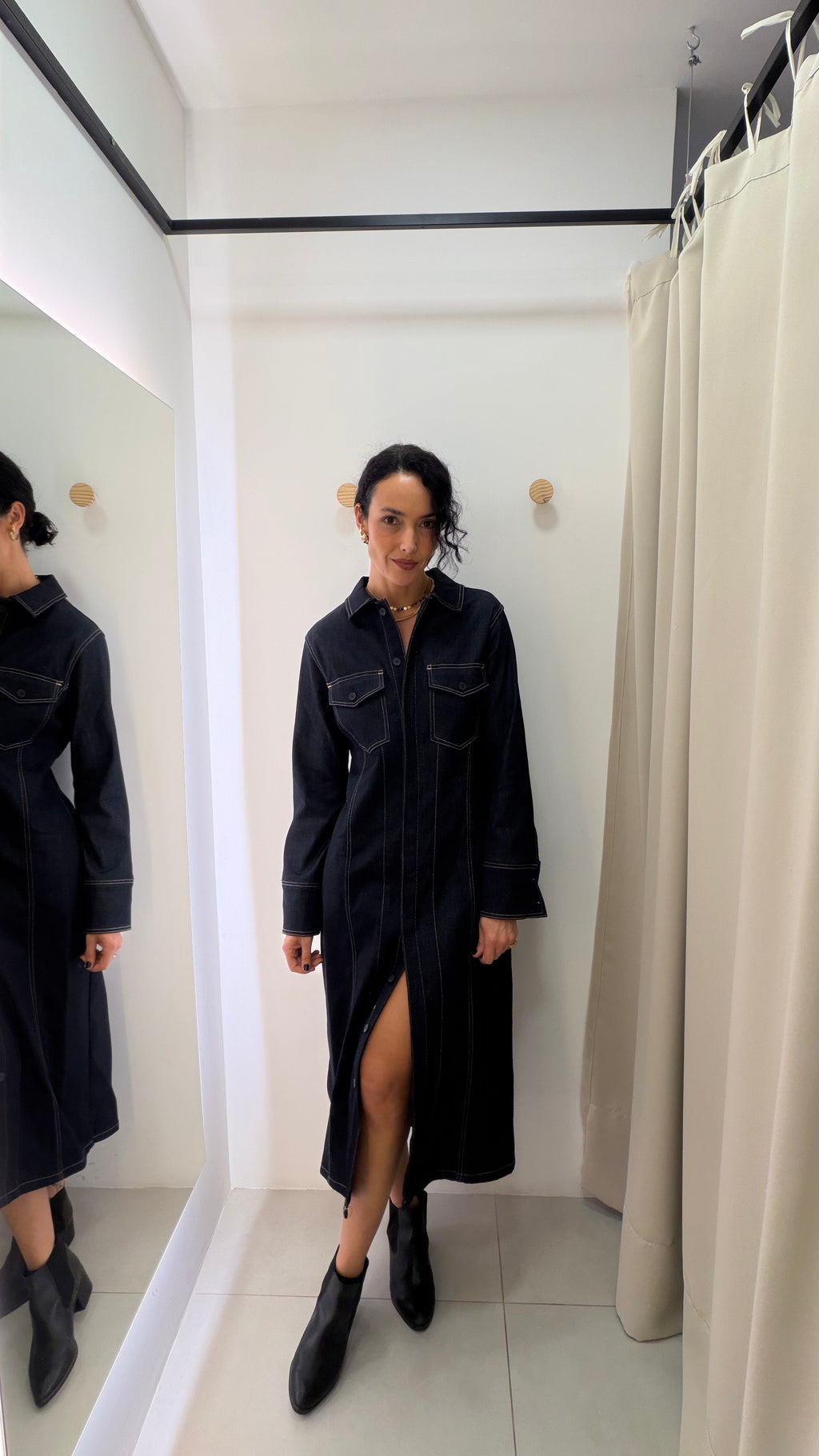 Vestido jeans Zara