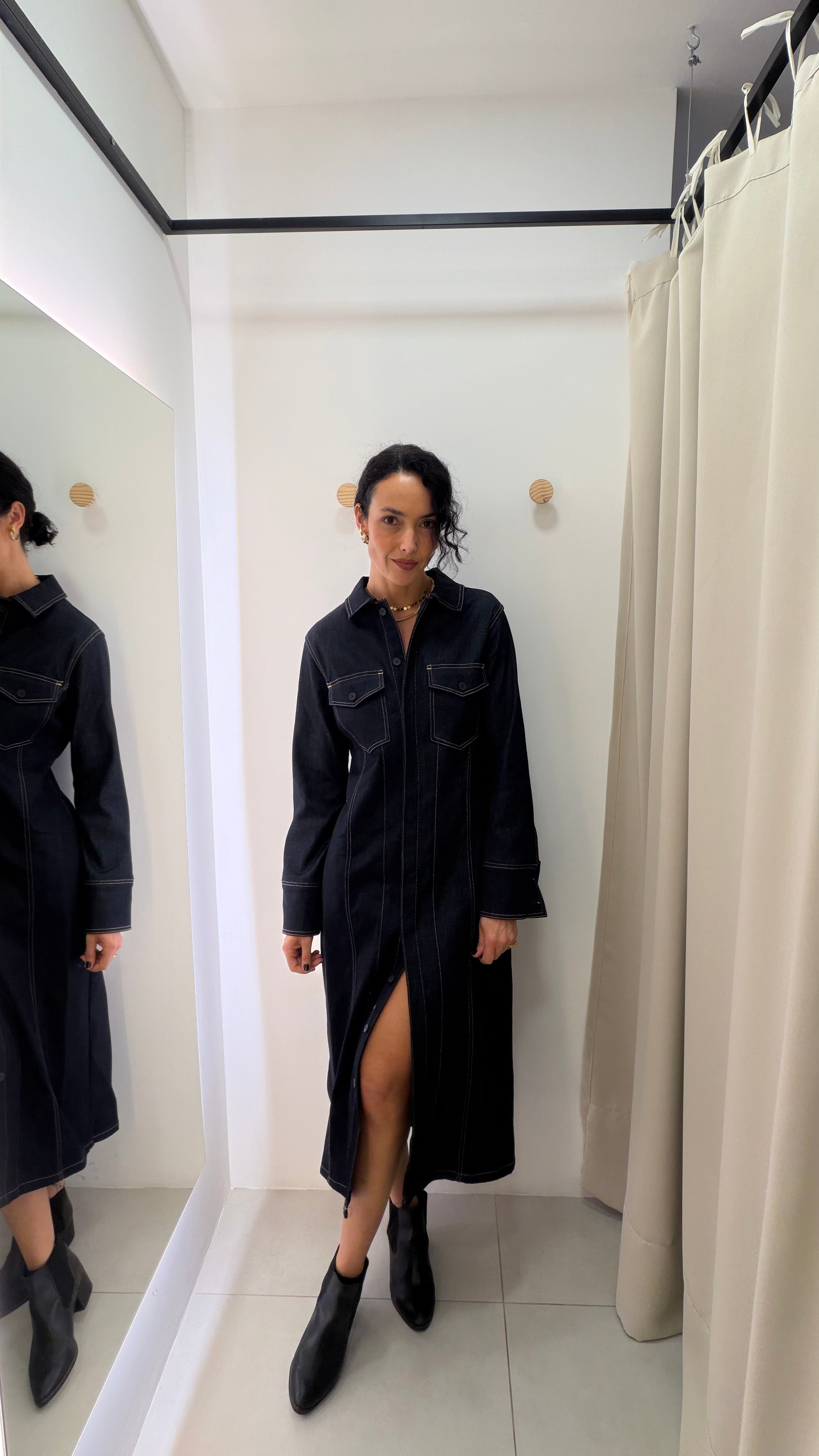 Vestido jeans Zara