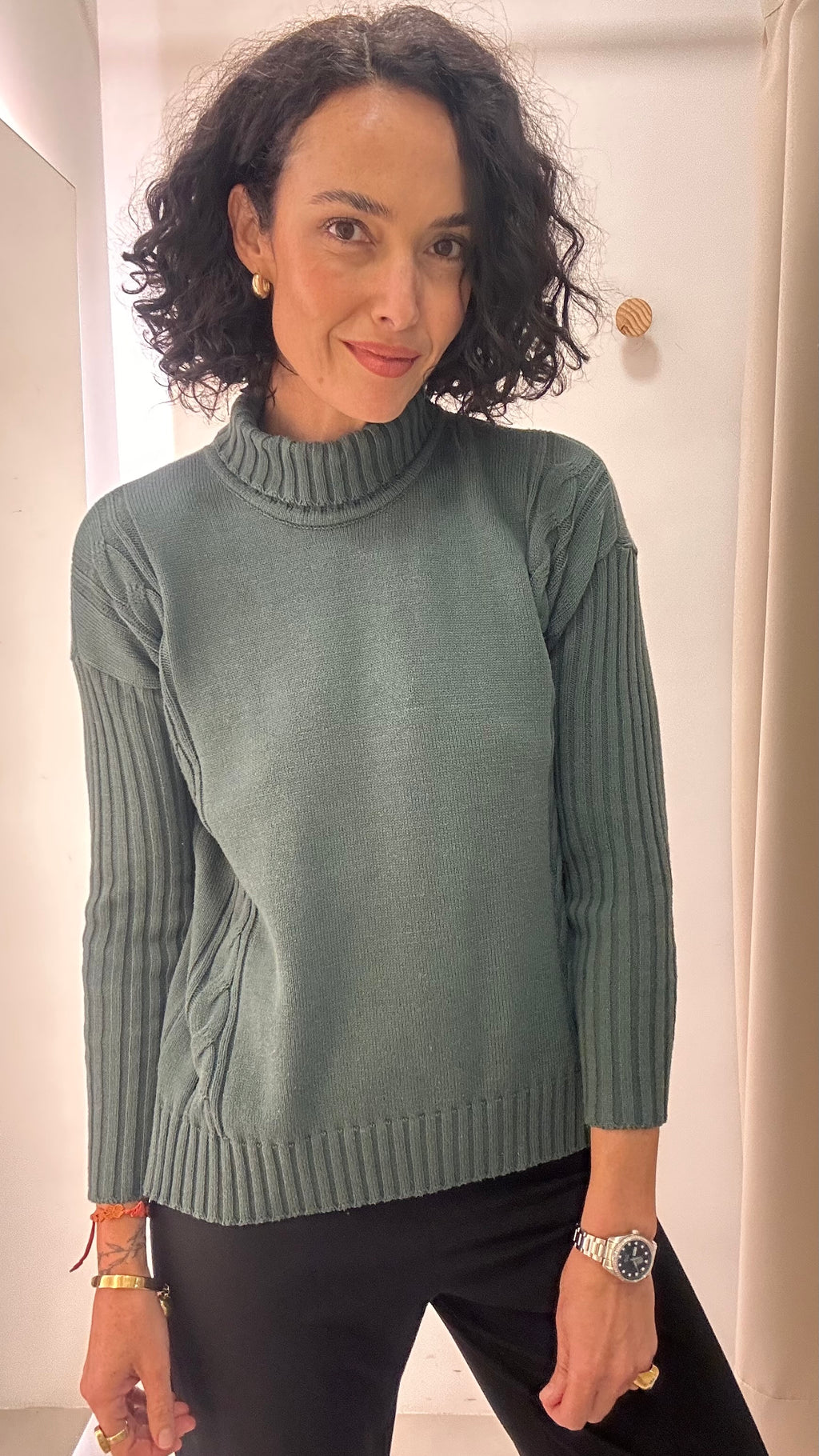 Tricot Verde Cleo Milani