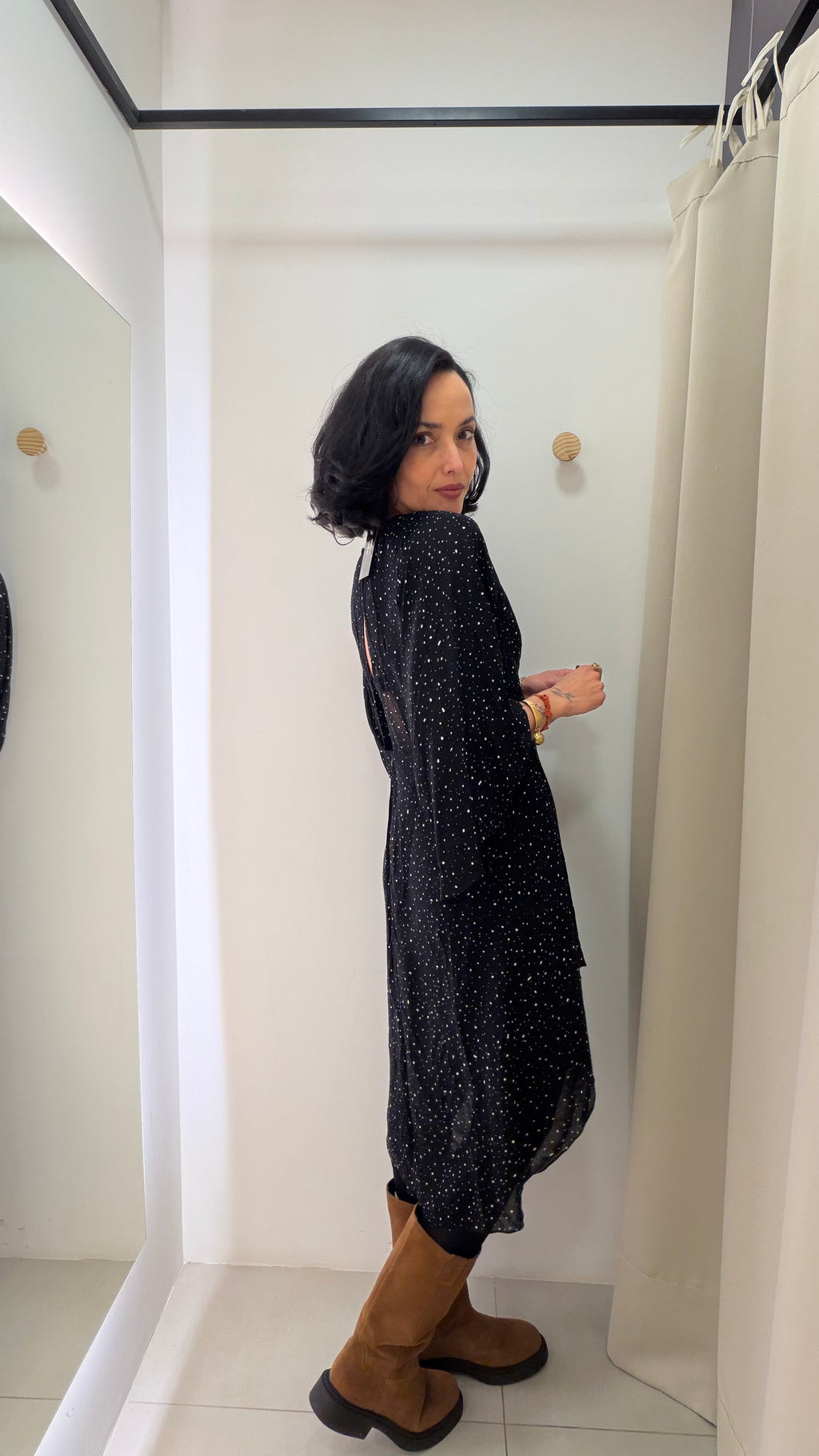 Vestido Poá Maria Filó