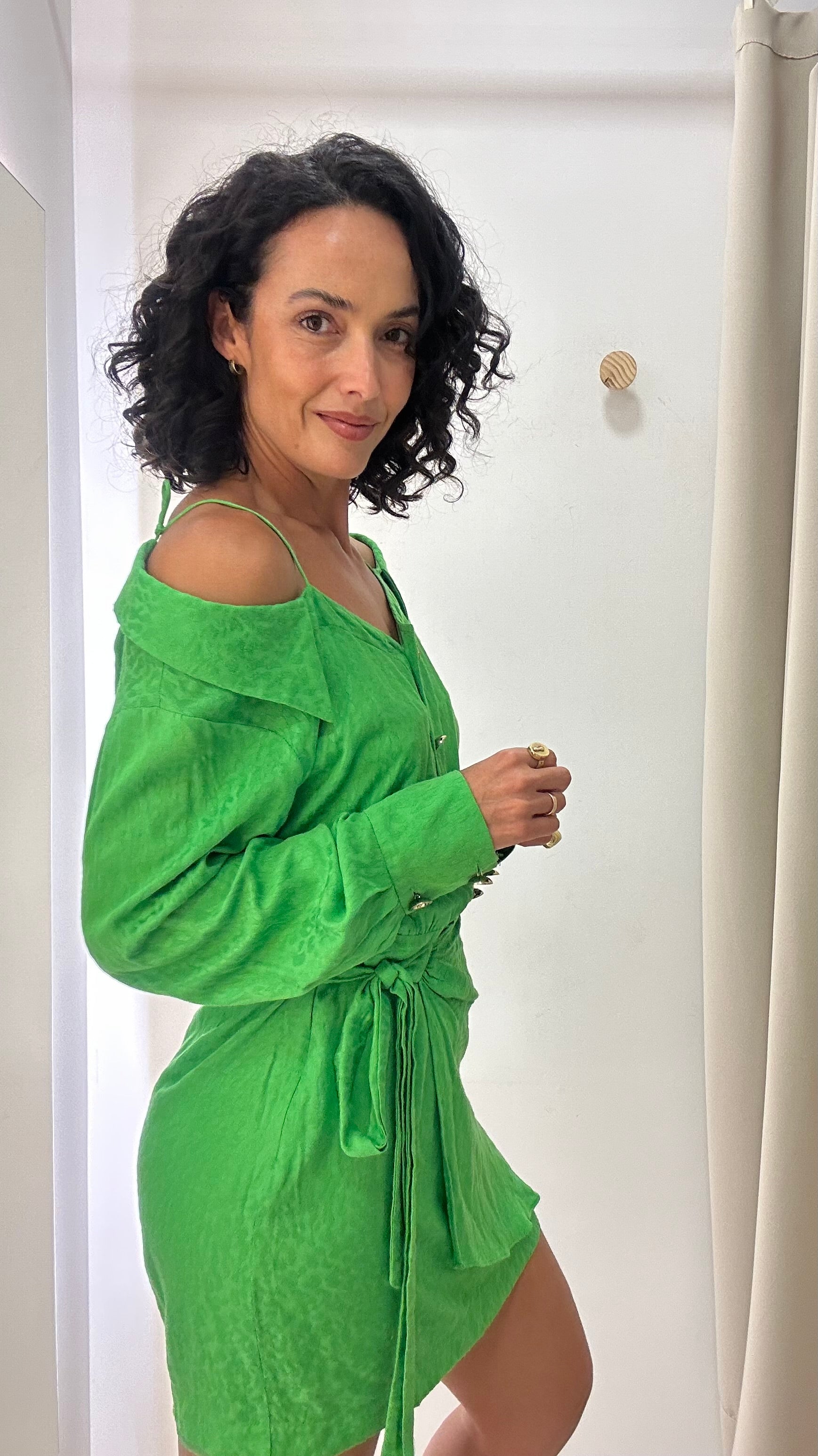 Vestido Animal Print Verde