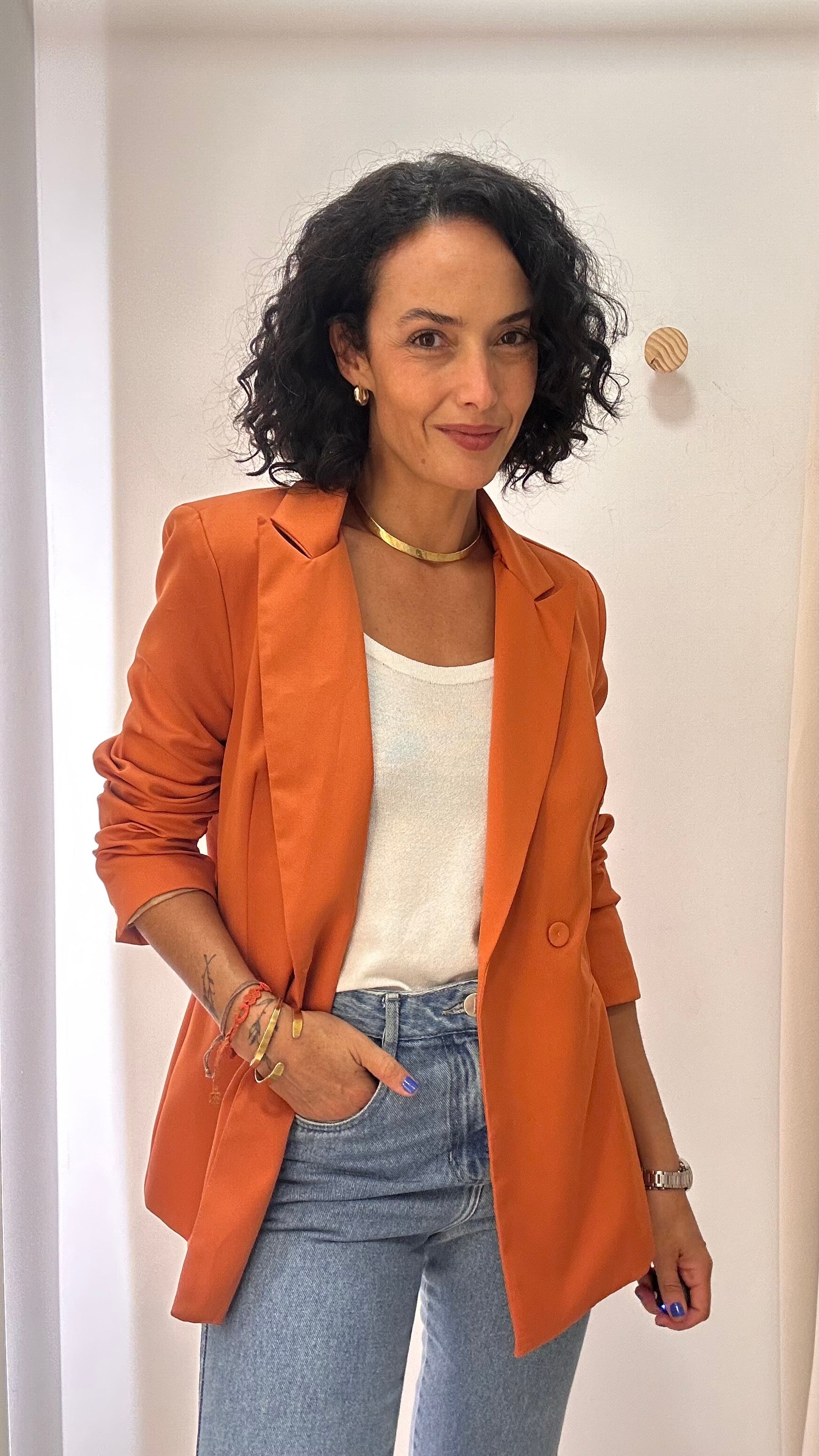 Blazer Skeen Terracota