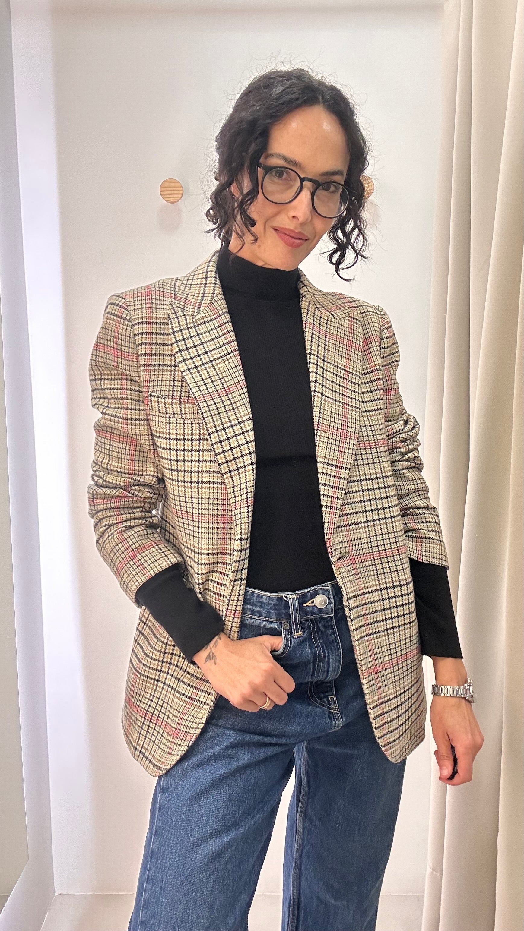 Blazer Xadrez Zara