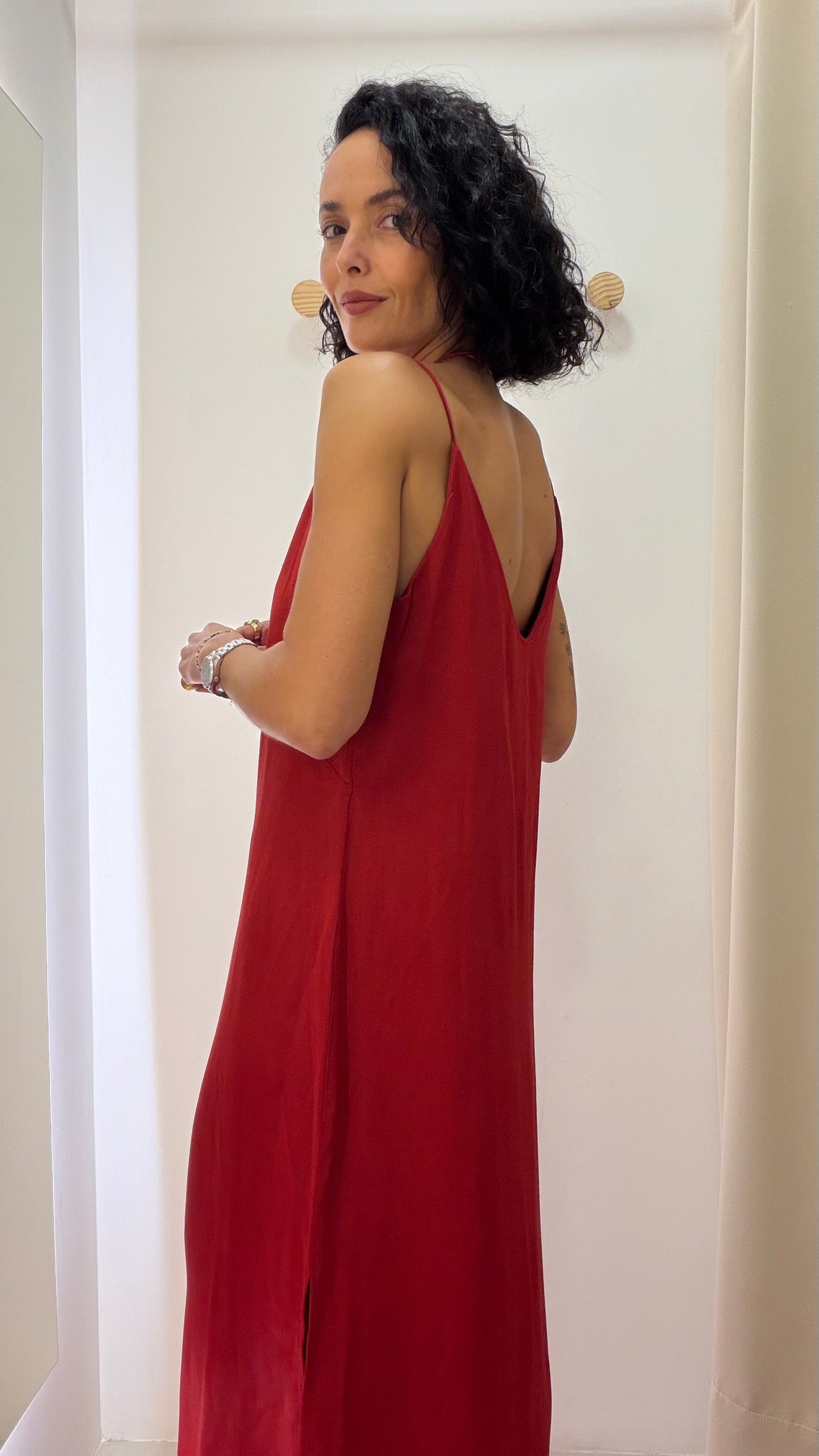 Vestido Vermelho Ce.Ci
