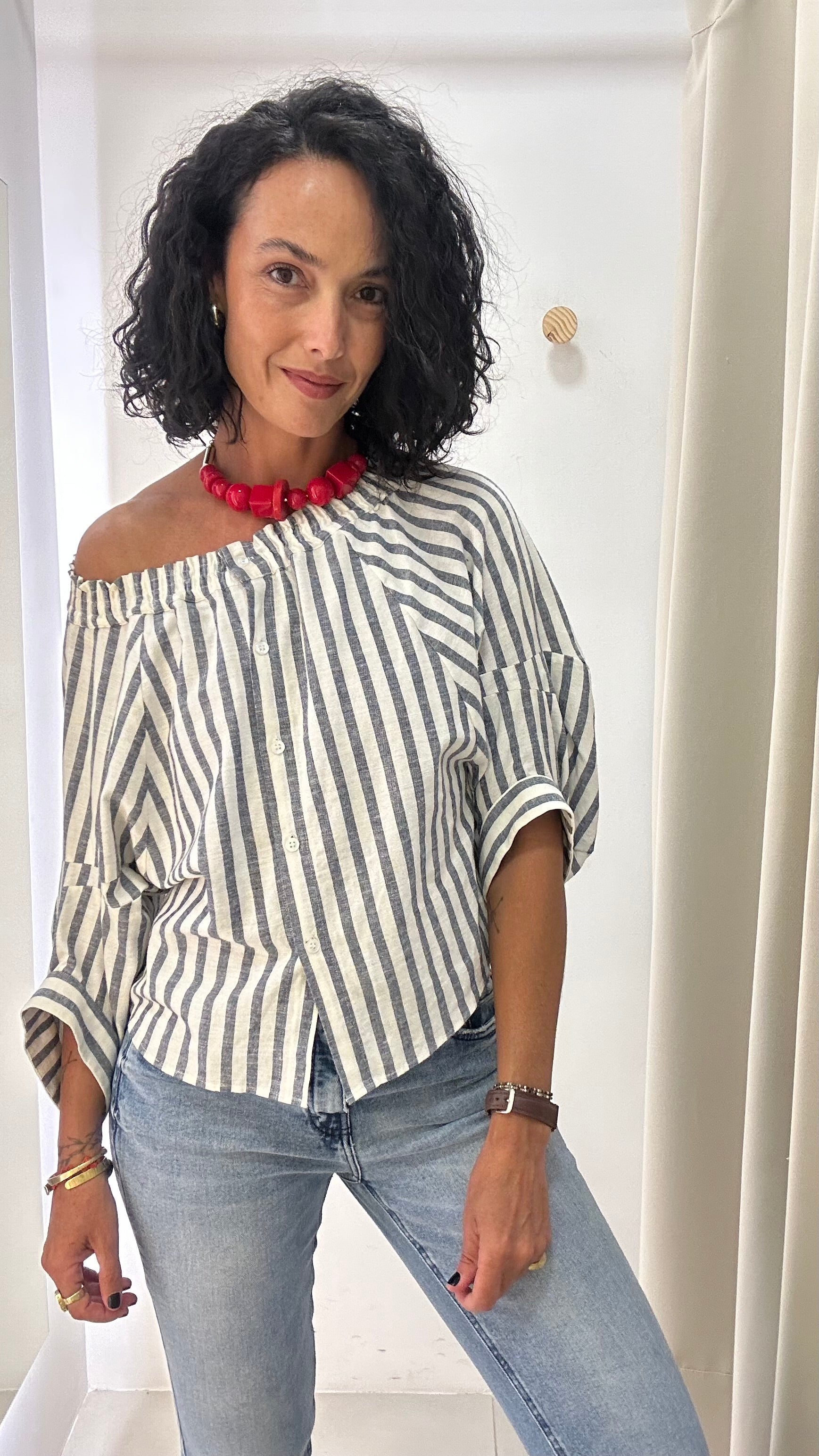 Camisa Listrada Guga Gonçalves + Lica Melzer
