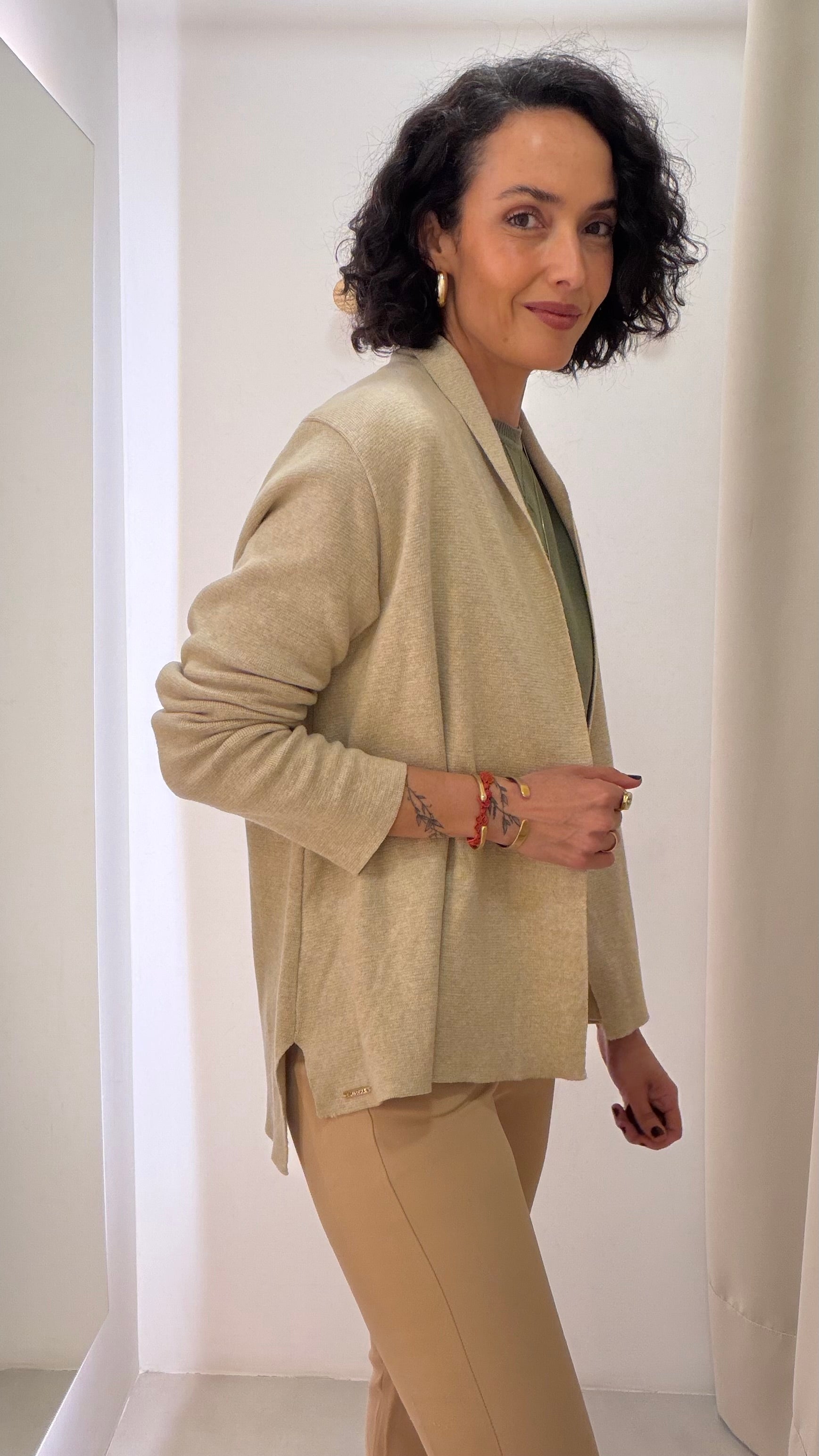 Cardigan Bege Anselmi