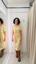 Vestido Bege Animale