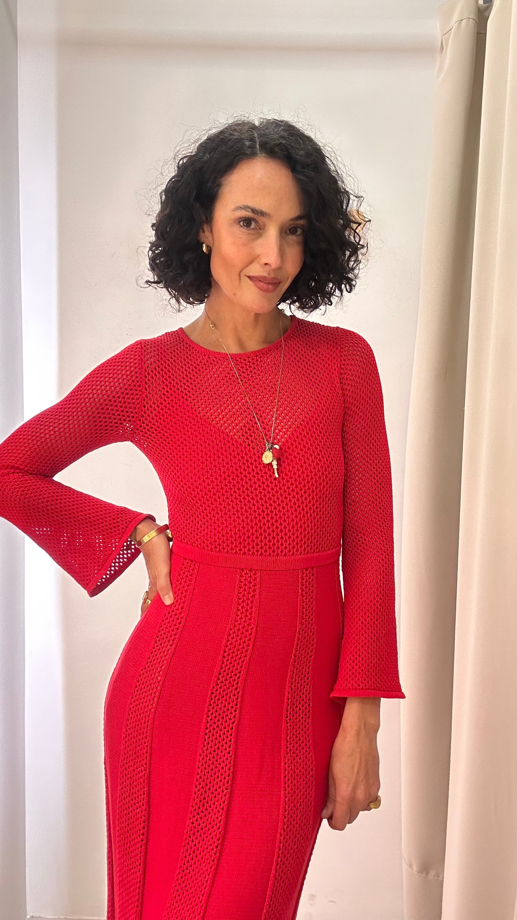 Vestido Vermelho Nati Vozza