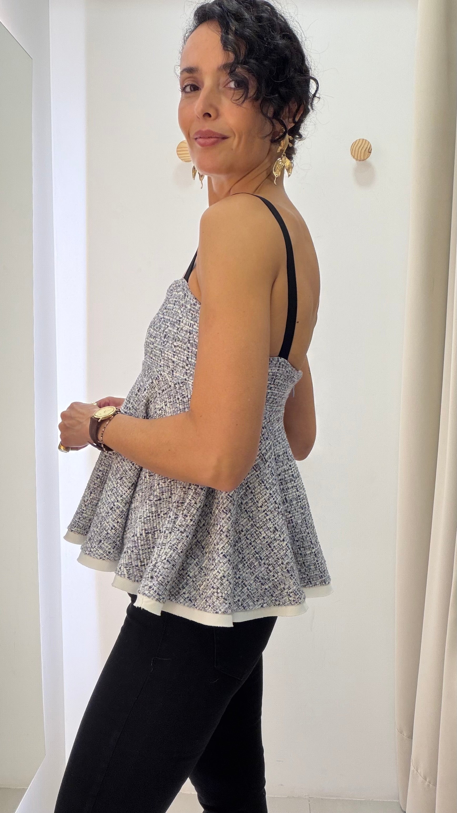 Blusa Azul Zara