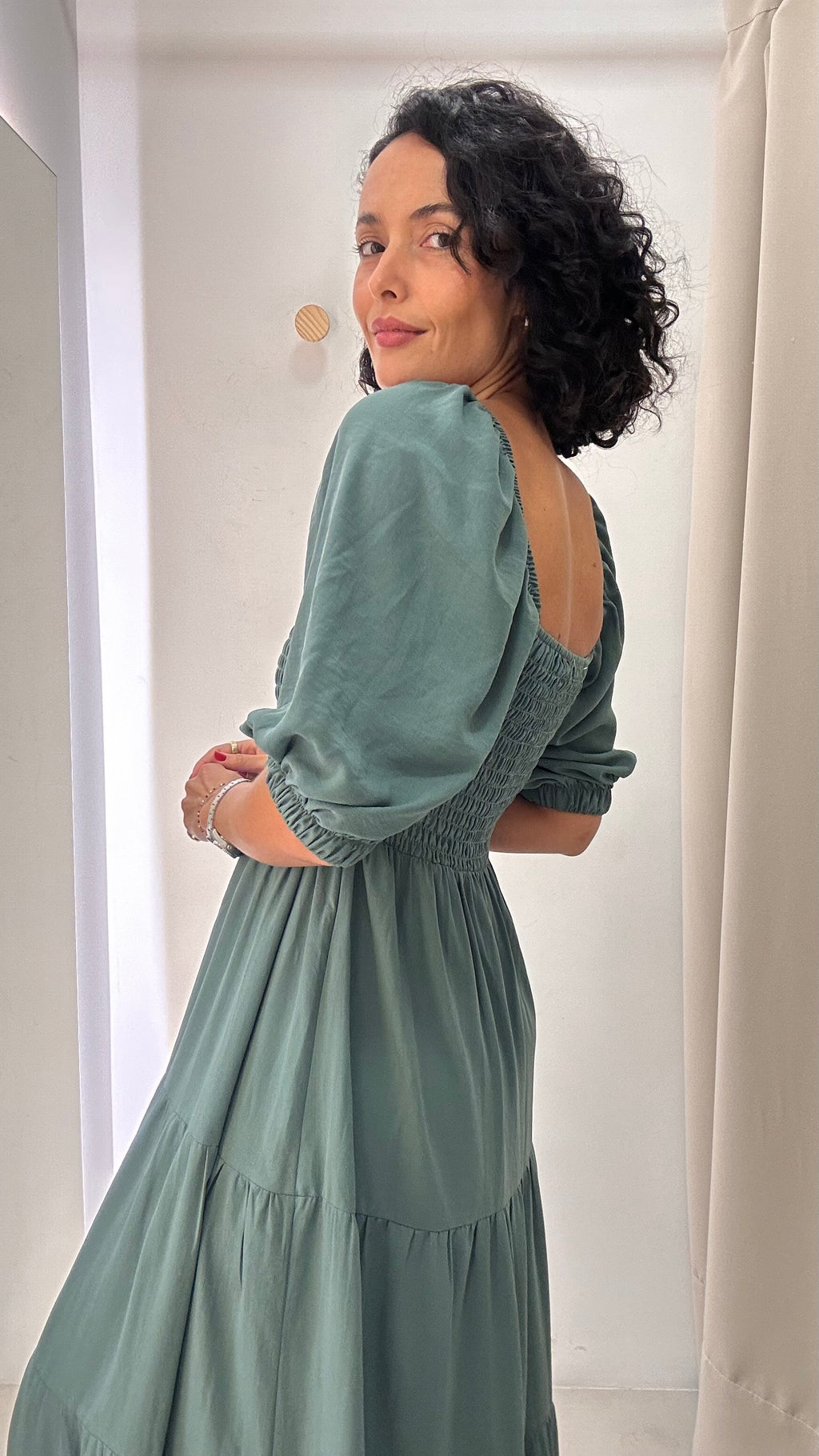 Vestido Verde Nanaminze