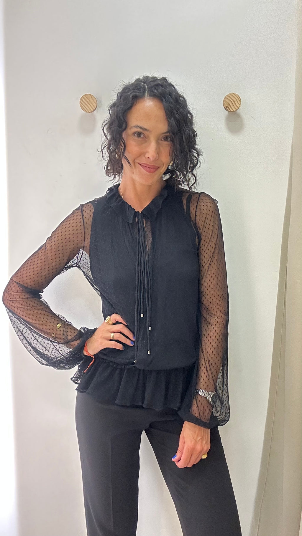 Blusa em tule