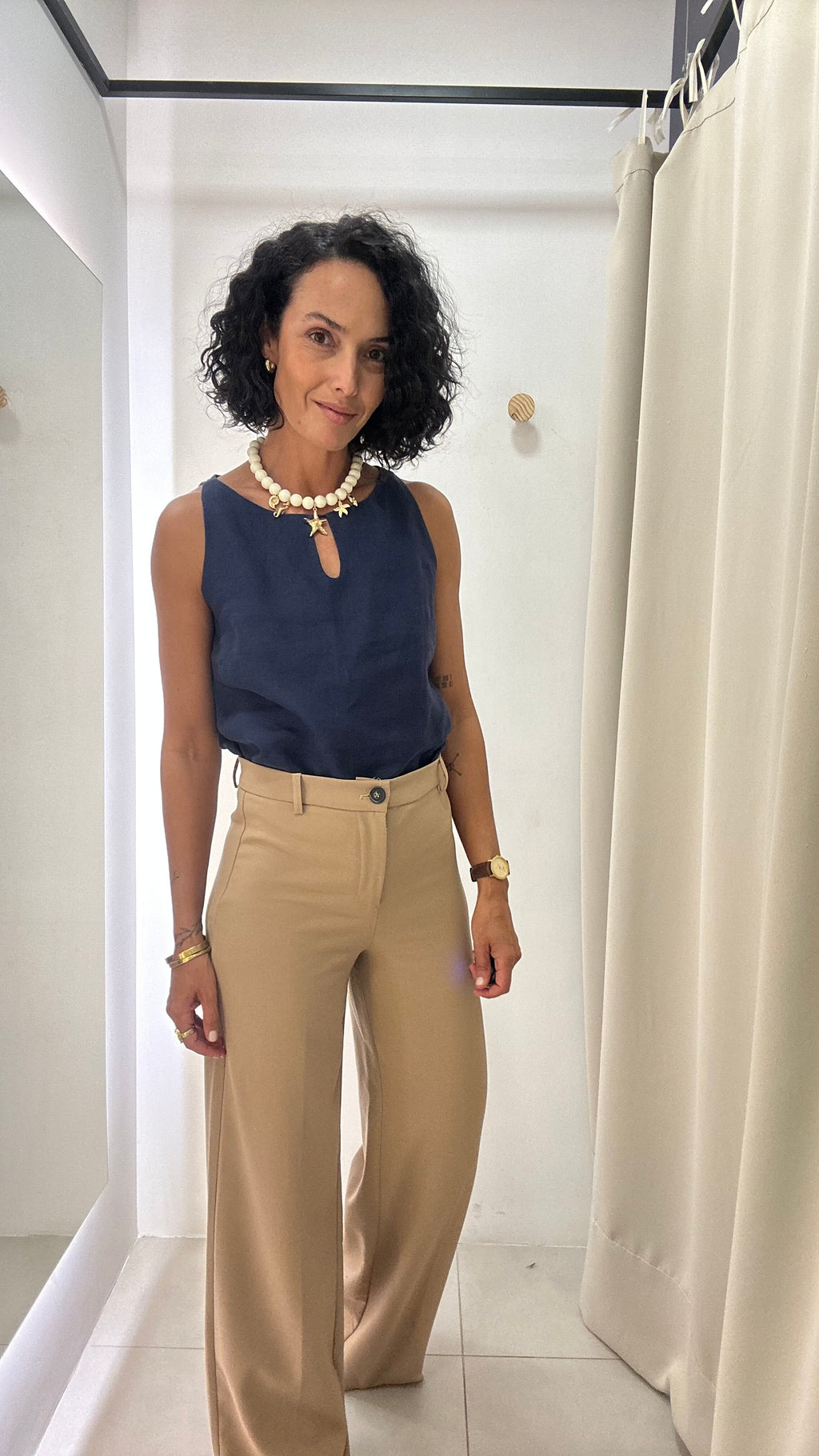 Calça Bege Zara