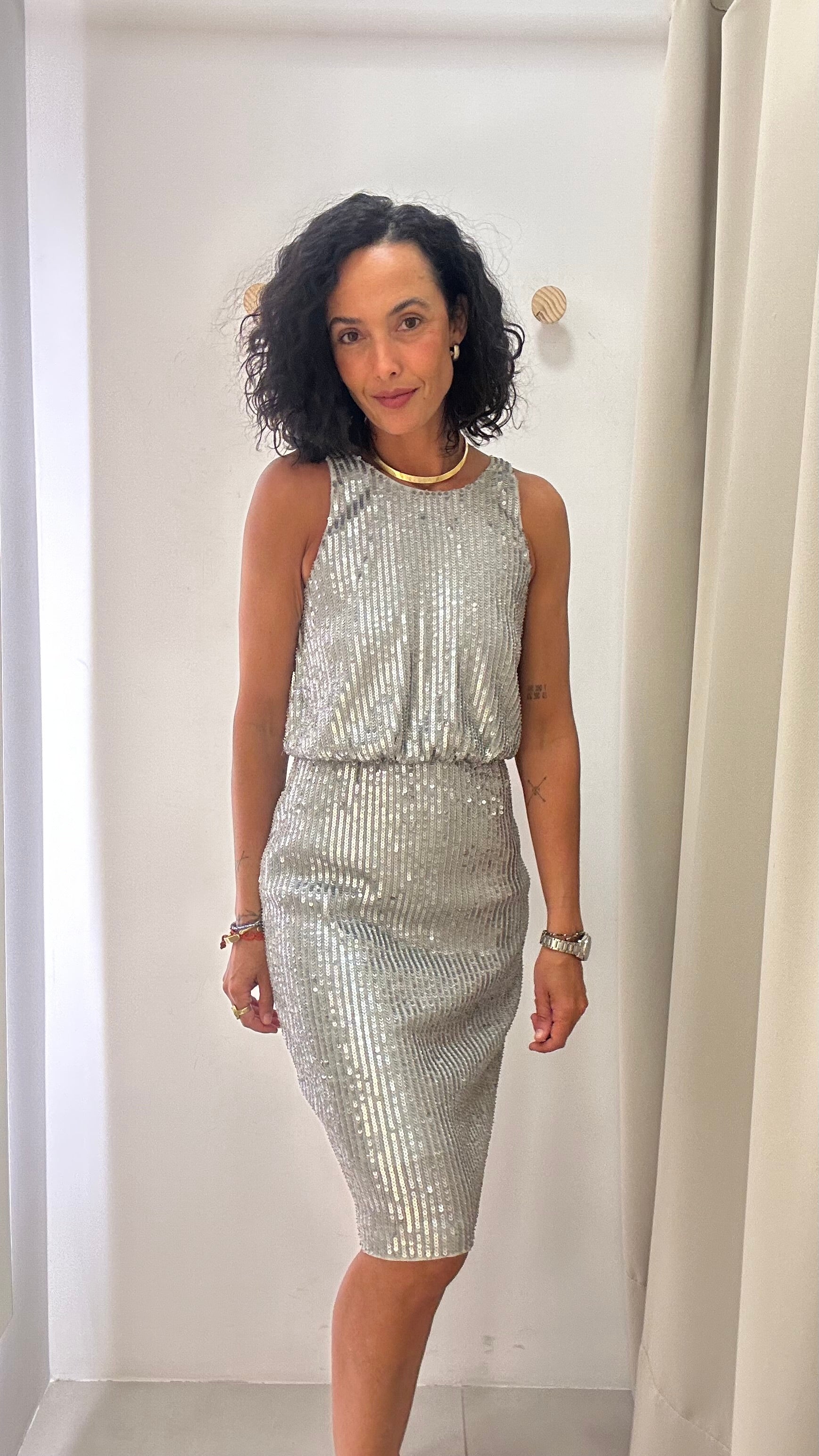 Vestido em paetê