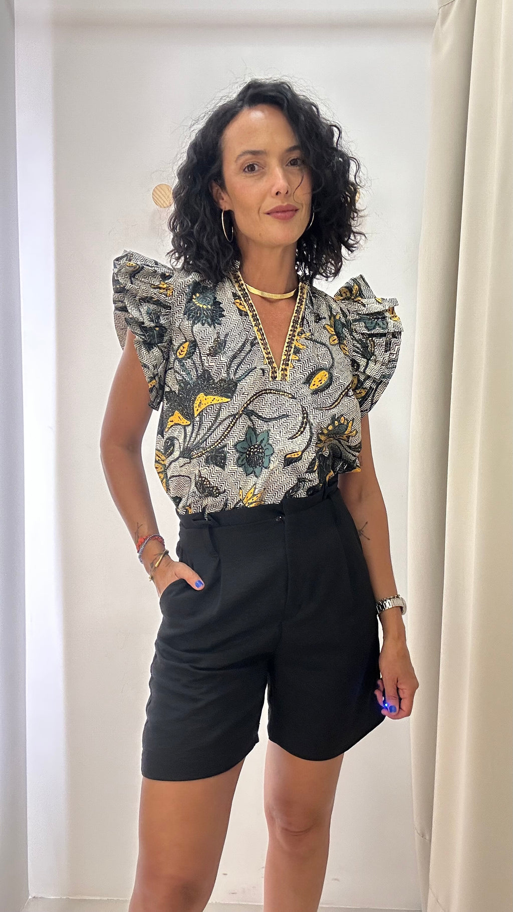 Blusa Estampada Ulla Johnson