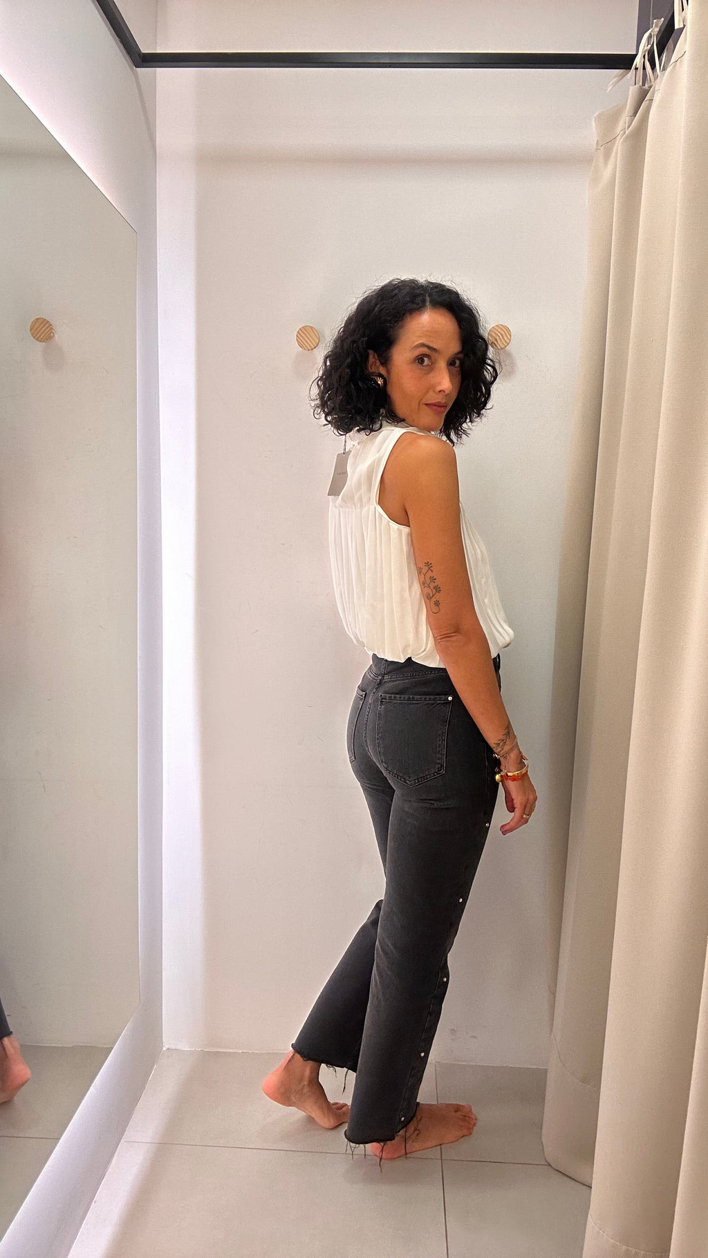 Calça Jeans Zara com strass