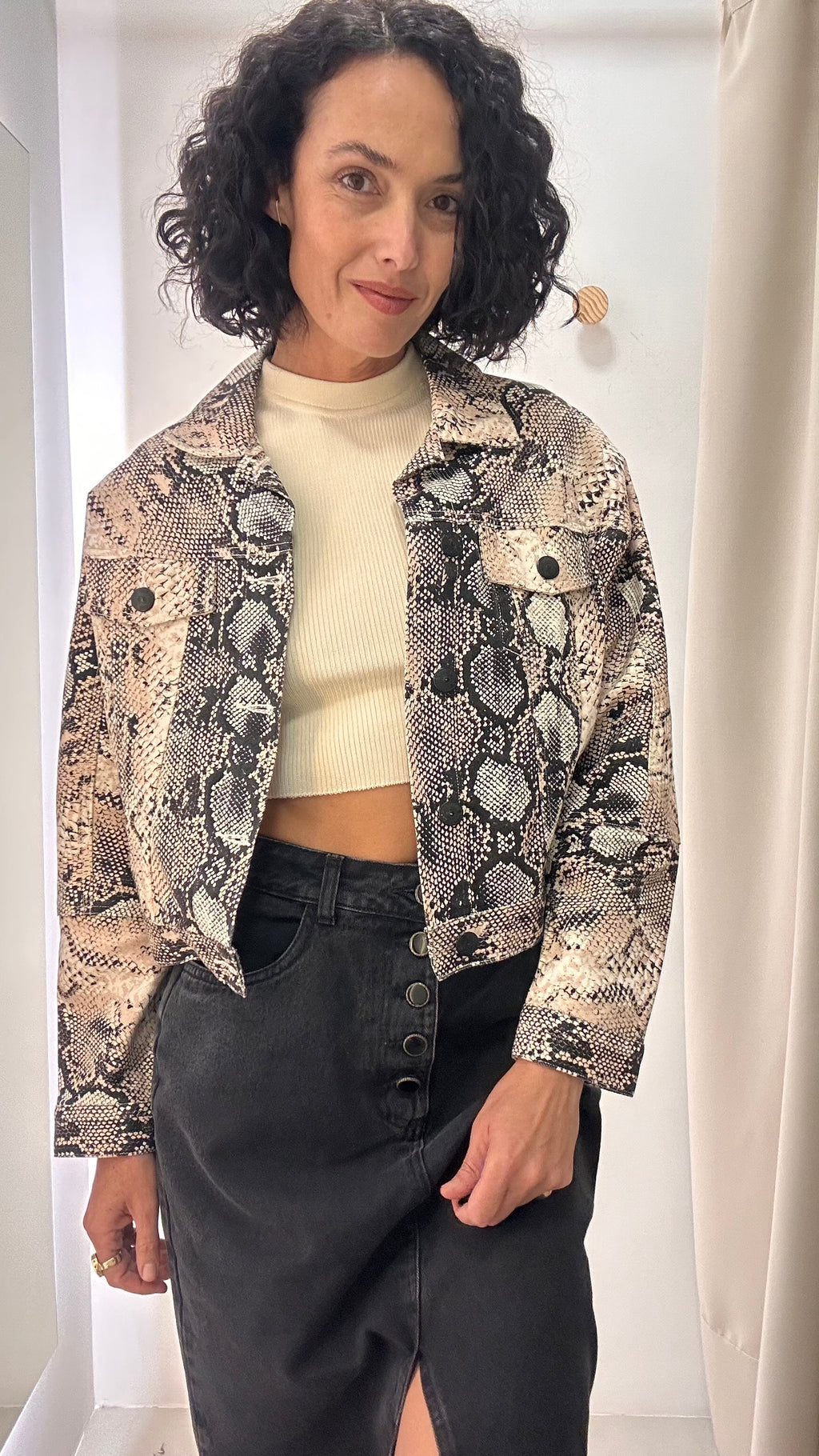 Jaqueta sarja Animal print
