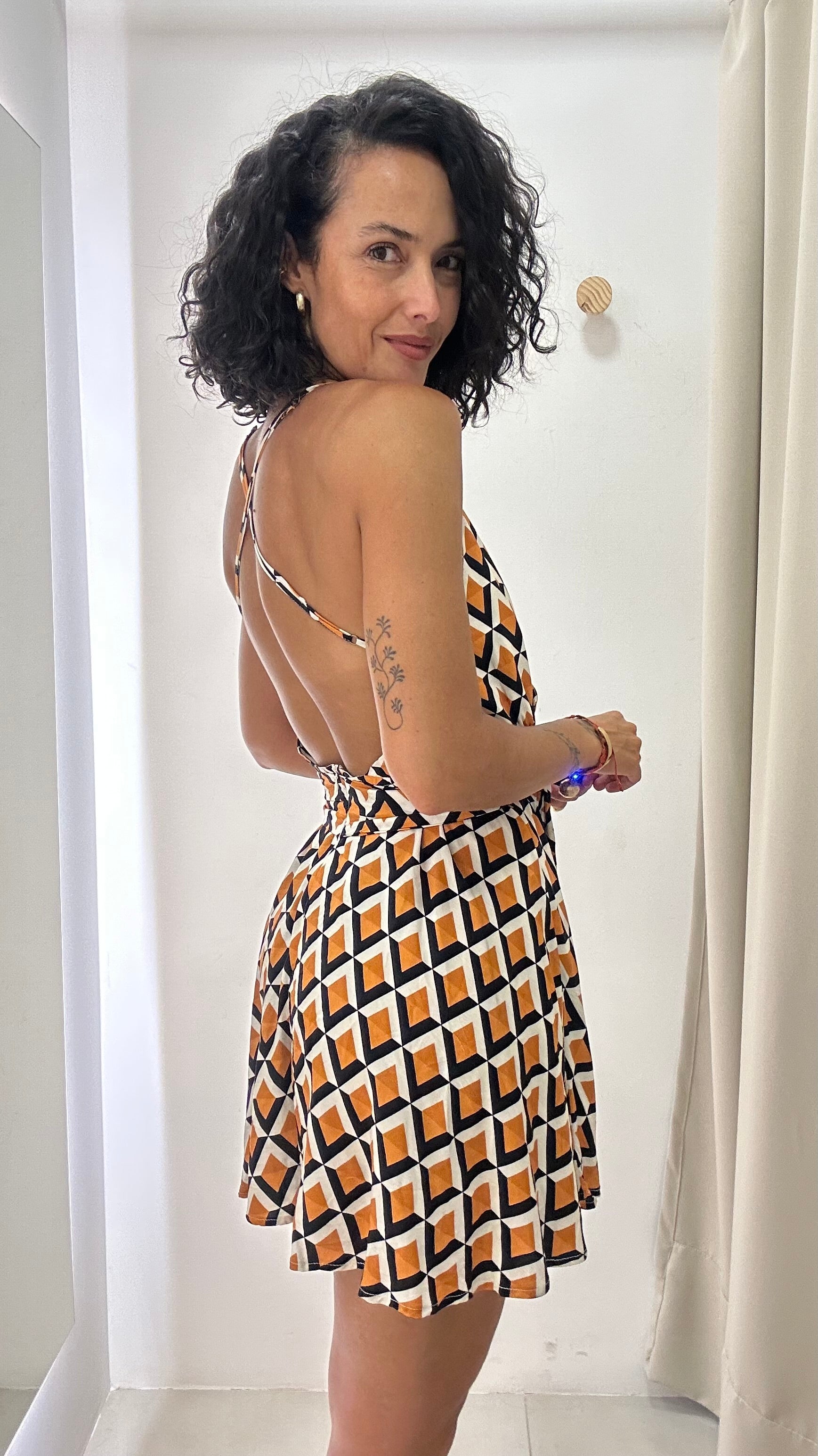 Macacão Estampa Geométrica Farm