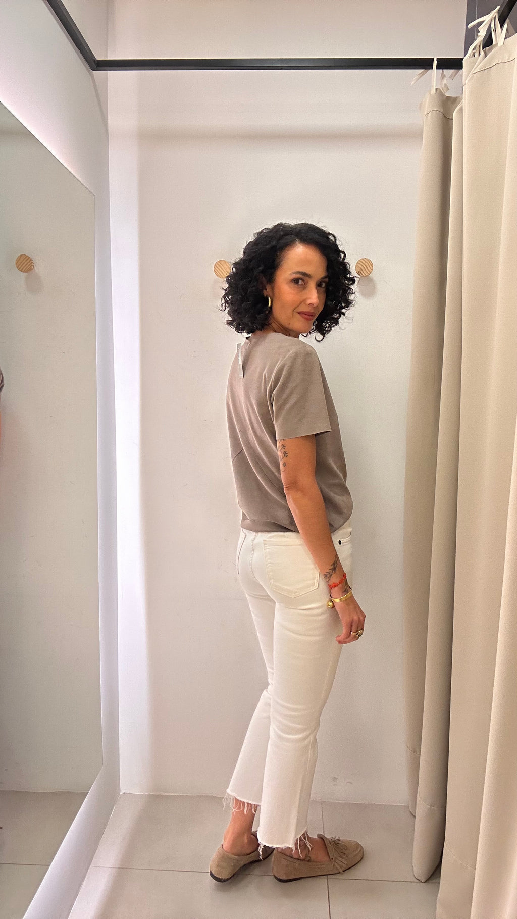 Calça branca Zara