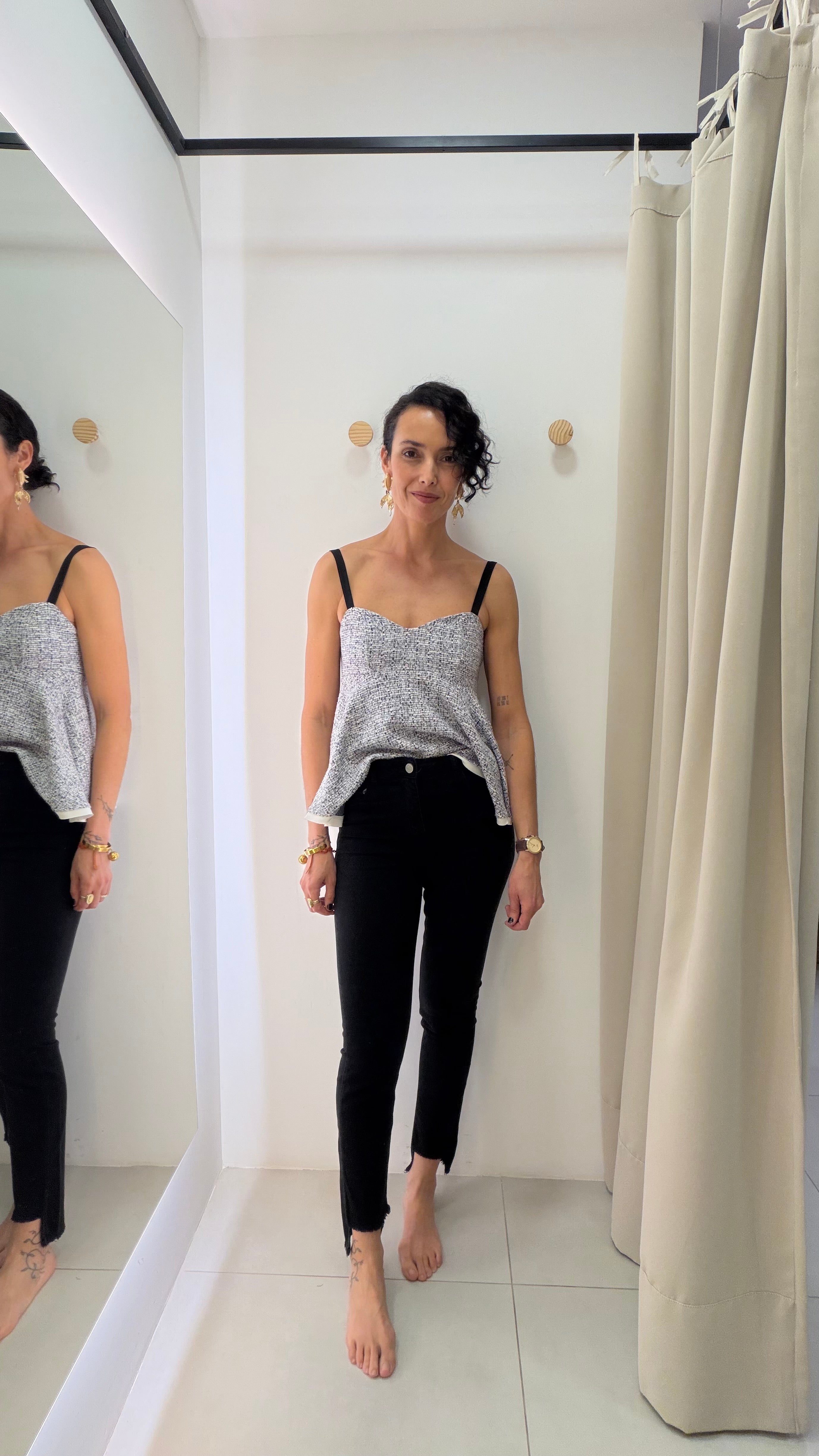 Calça Jeans Preta