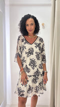 vestido bicolor iodice