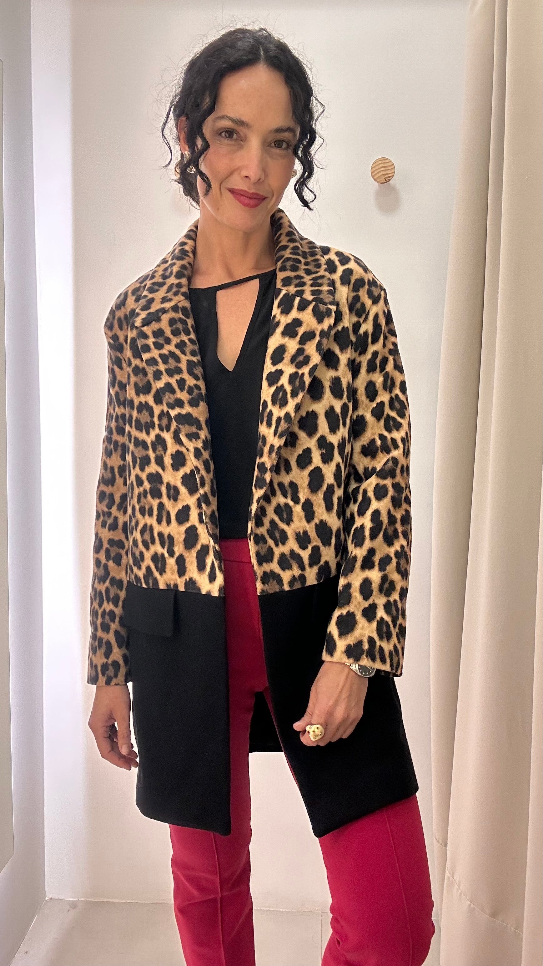 Casaco animal print Zara