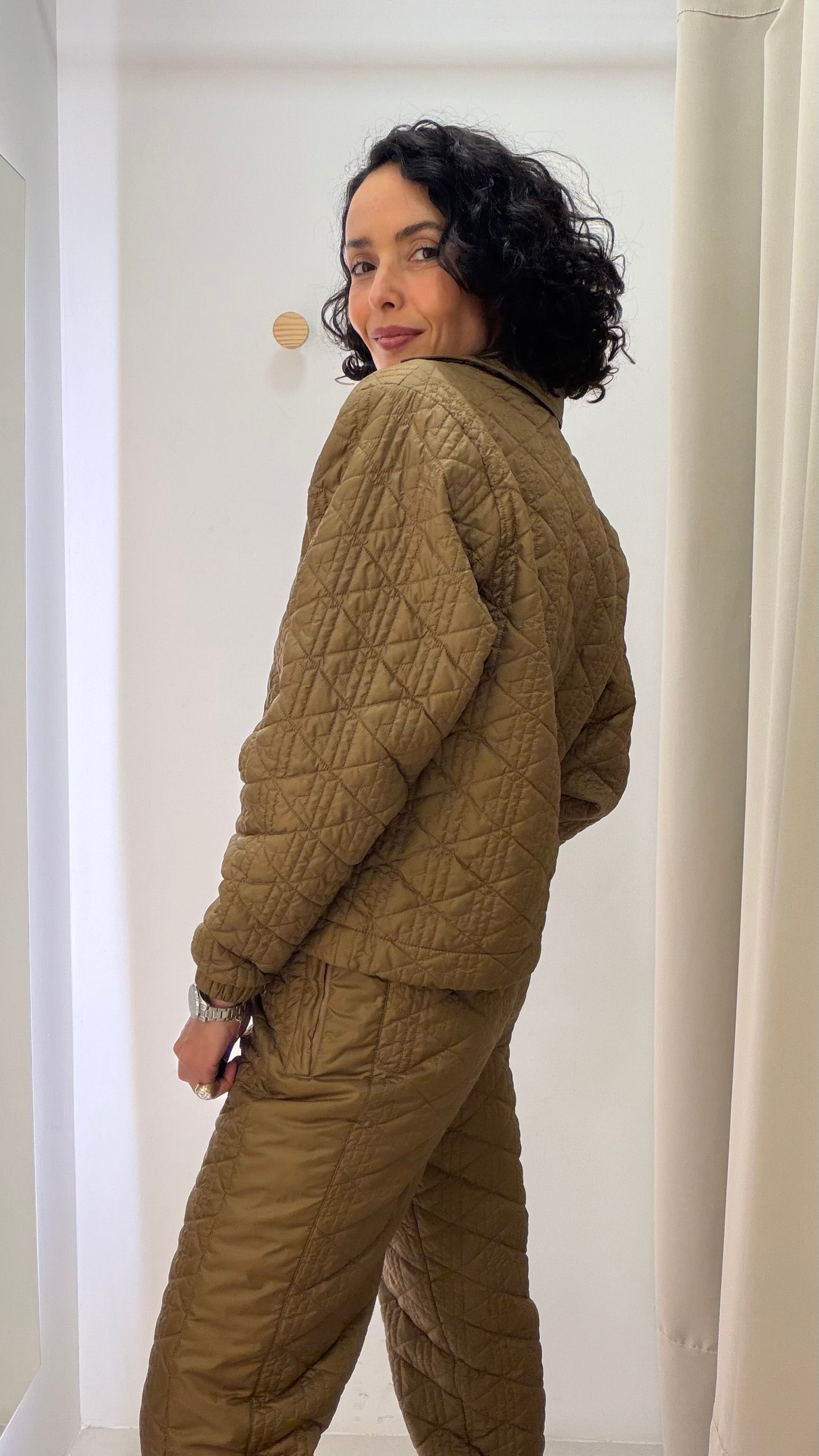 Conjunto matelassê Lacoste