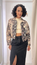 Jaqueta sarja Animal print