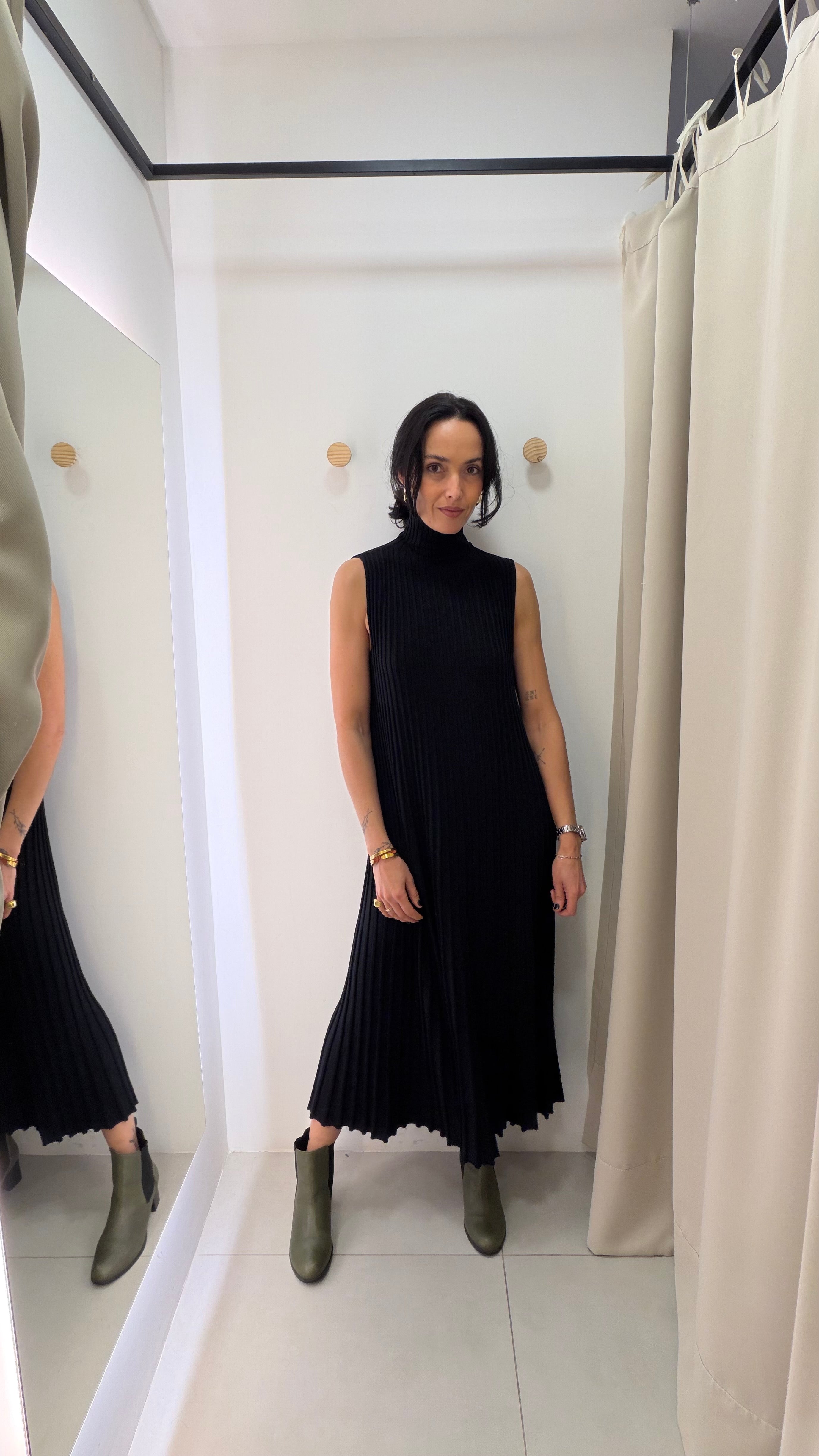 Vestido em Malha Preto Anselmi