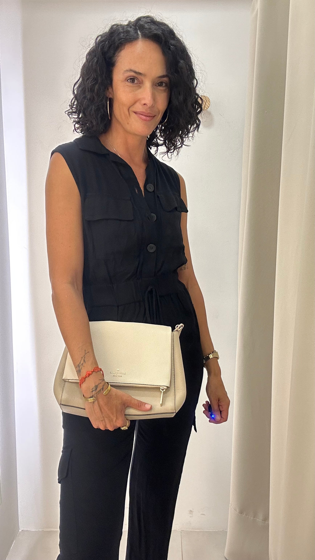 Bolsa couro Kate Spade