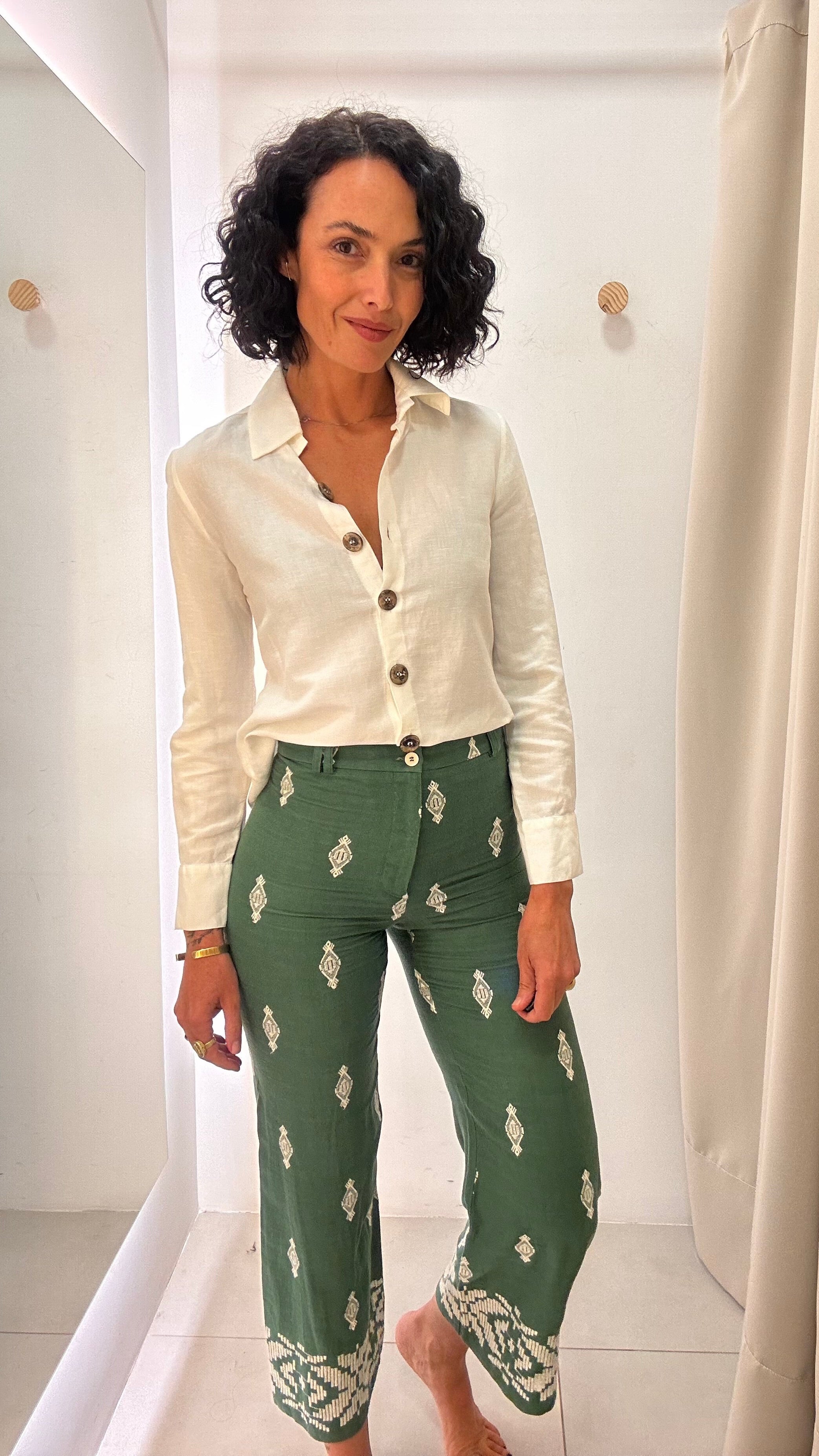 Calça Verde Zara