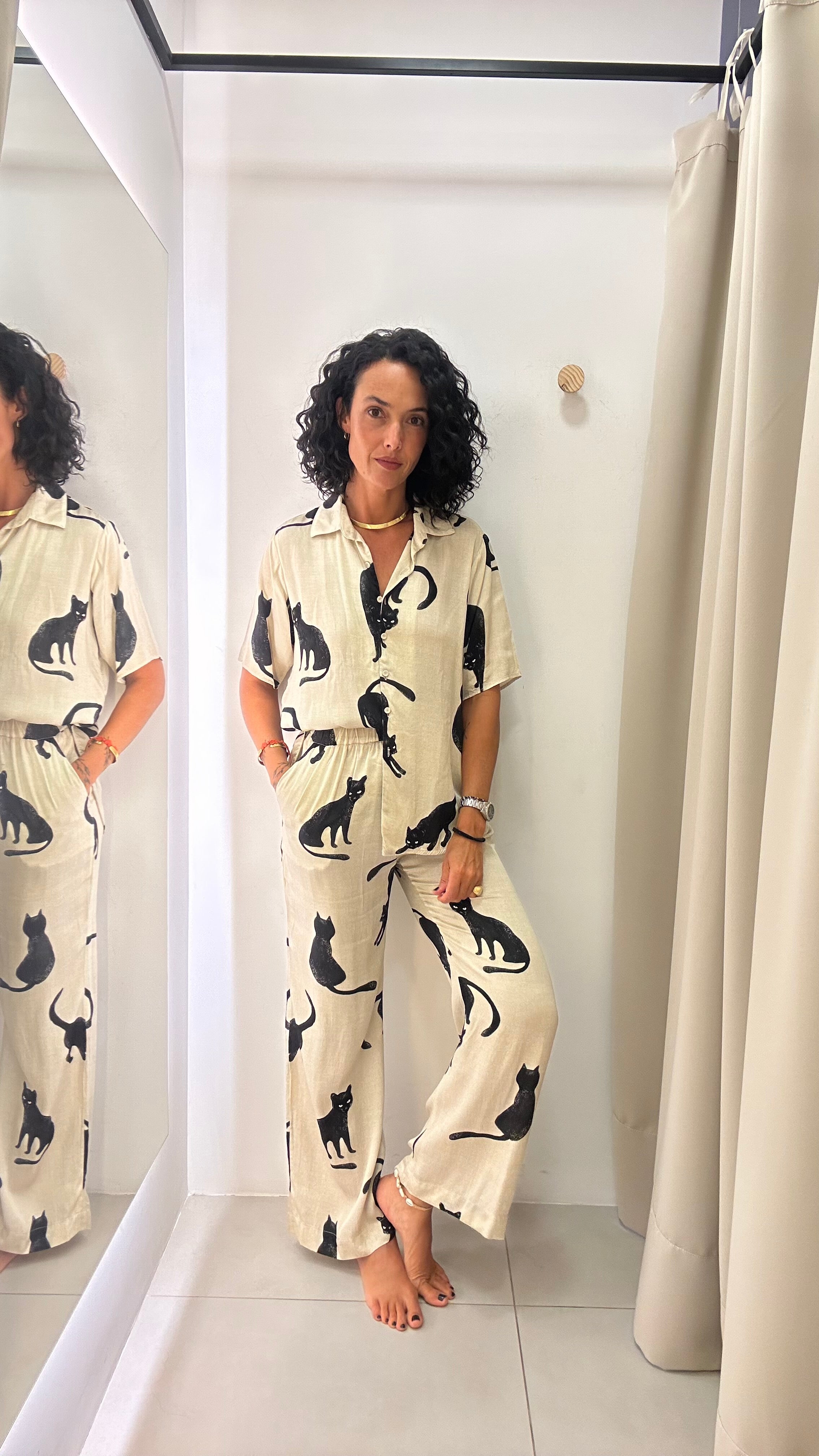 Conjunto Gatos Cris Barros