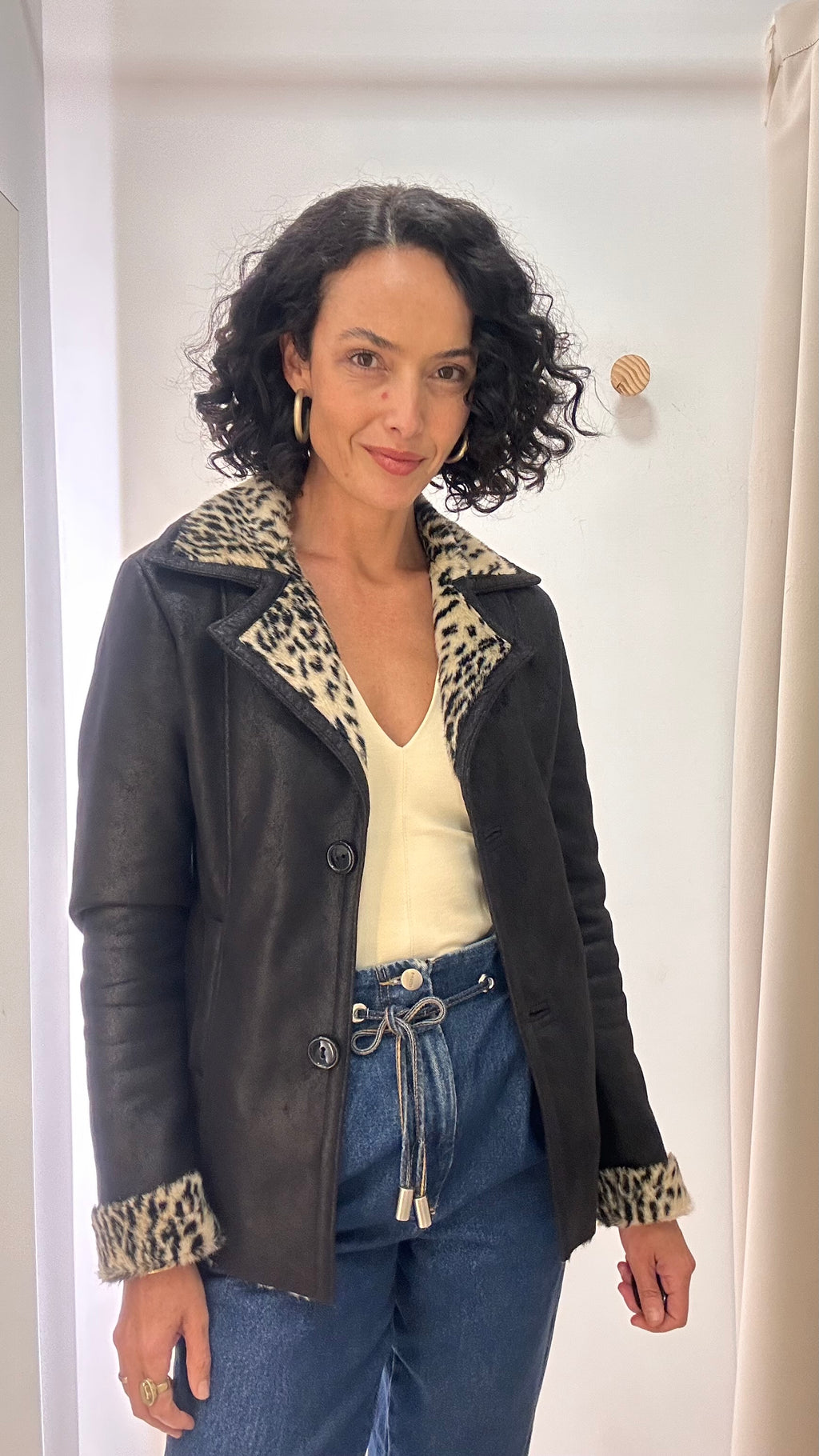 Casaco suede Bob Store