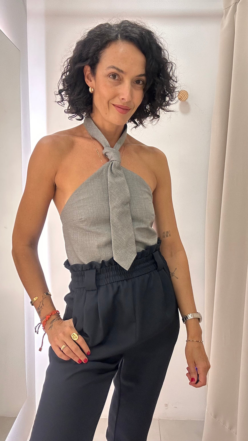 Blusa frente única Zara